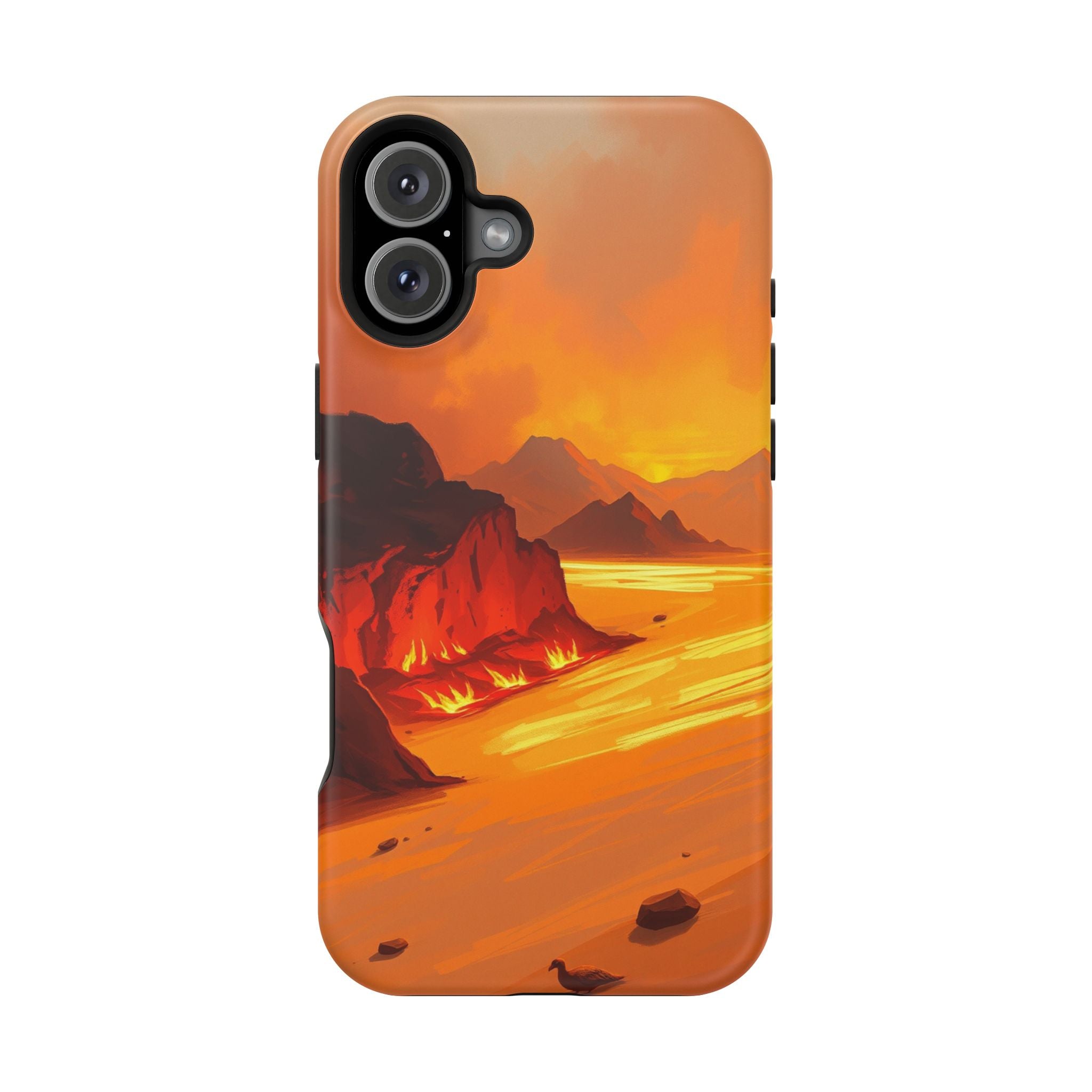 iPhone Burnt Orange And Sand Wildfire Glow Slim iPhone Everyday · iPhone Case