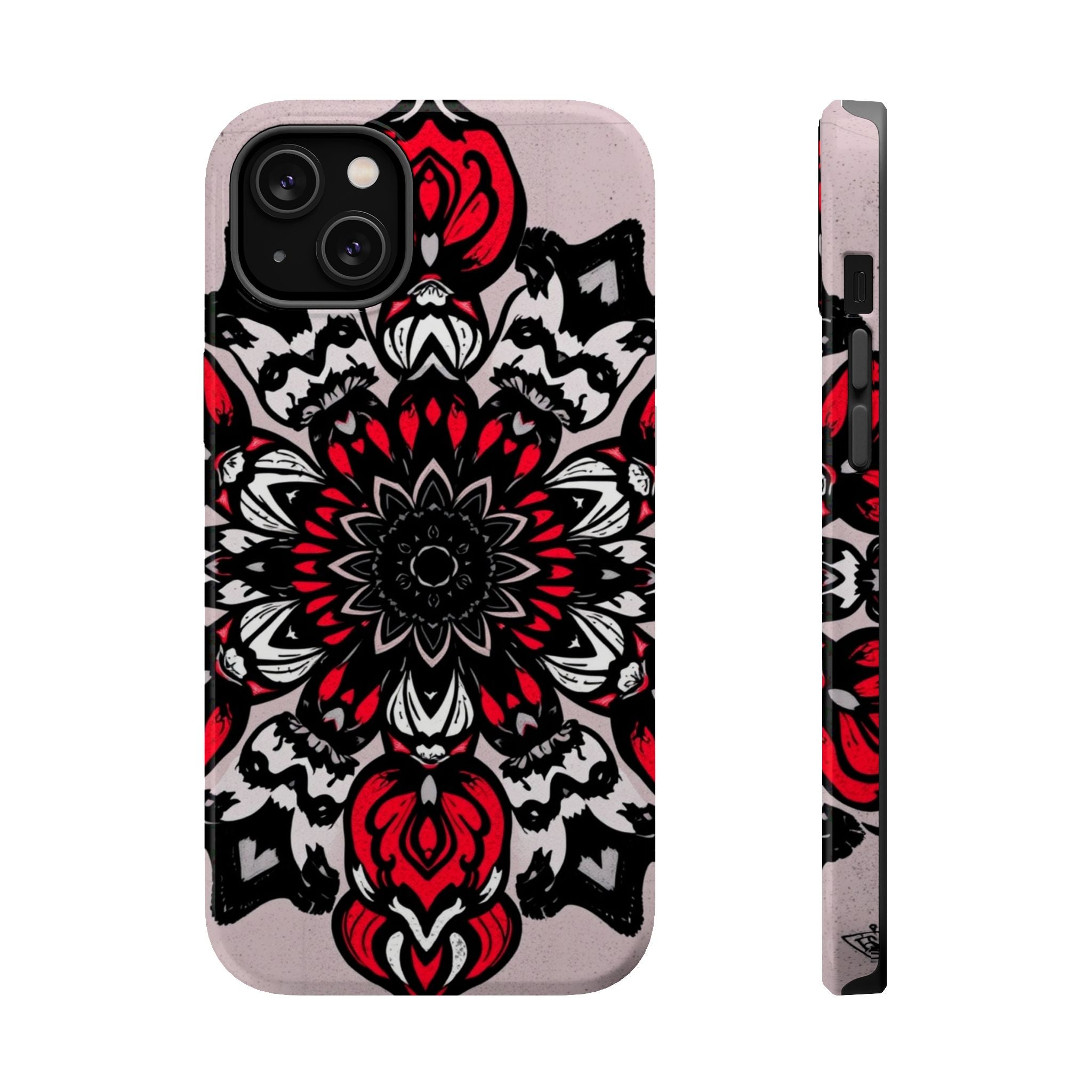 iPhone Floral Mandala Bold Art Slim Everyday Designer Case · iPhone Case