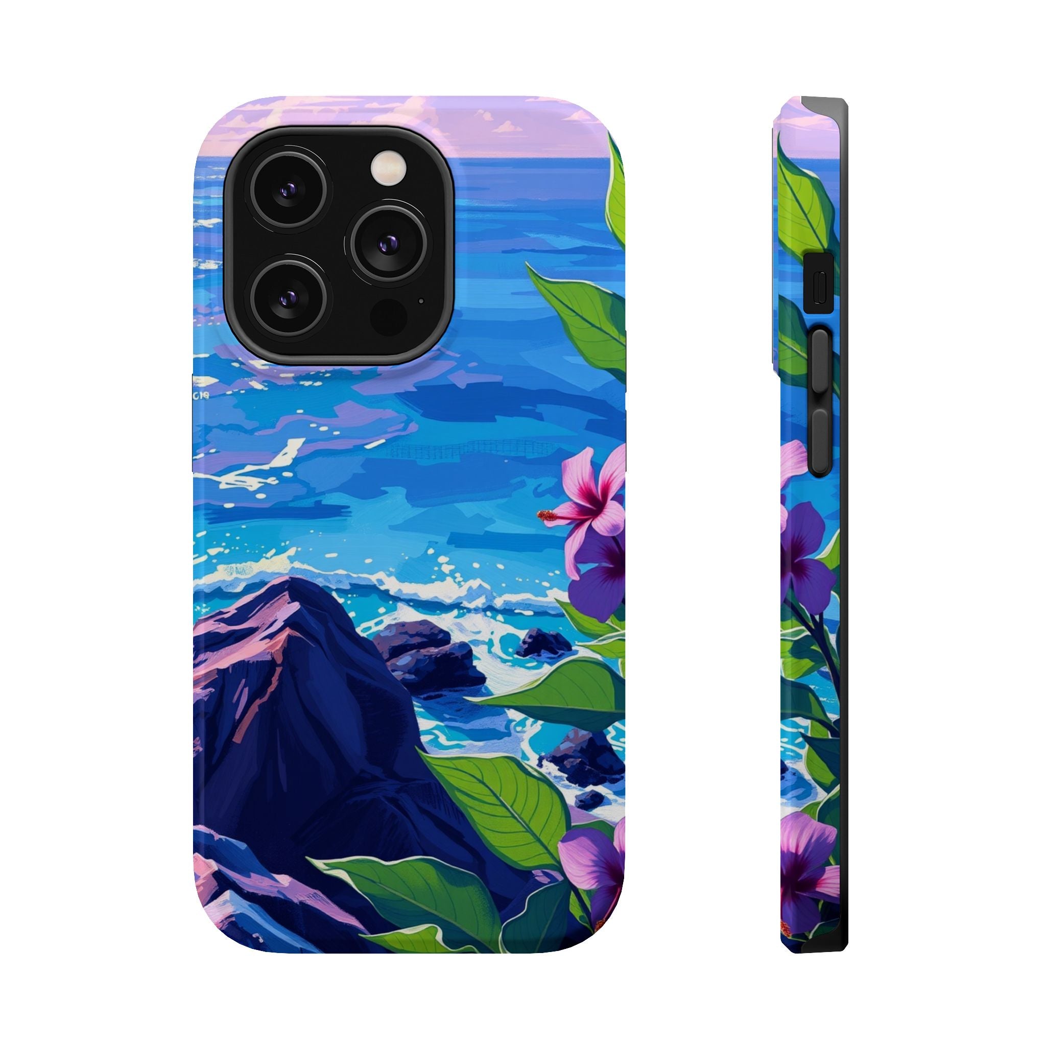 iPhone Hibiscus Coast Enchanted Art Slim Everyday Designer Case · iPhone Case