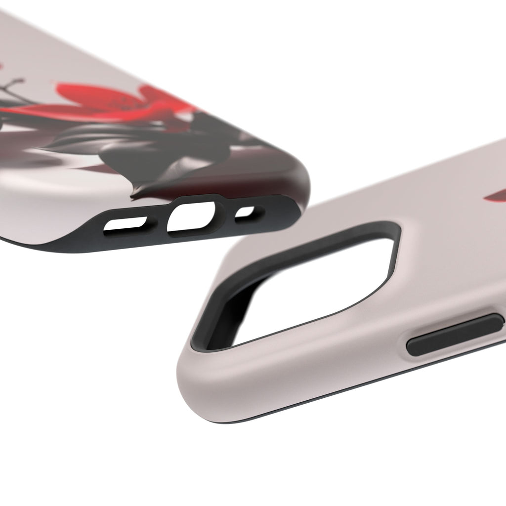 iPhone Radiant Bloom and Leaf Design Slim Everyday Designer Case · iPhone Case