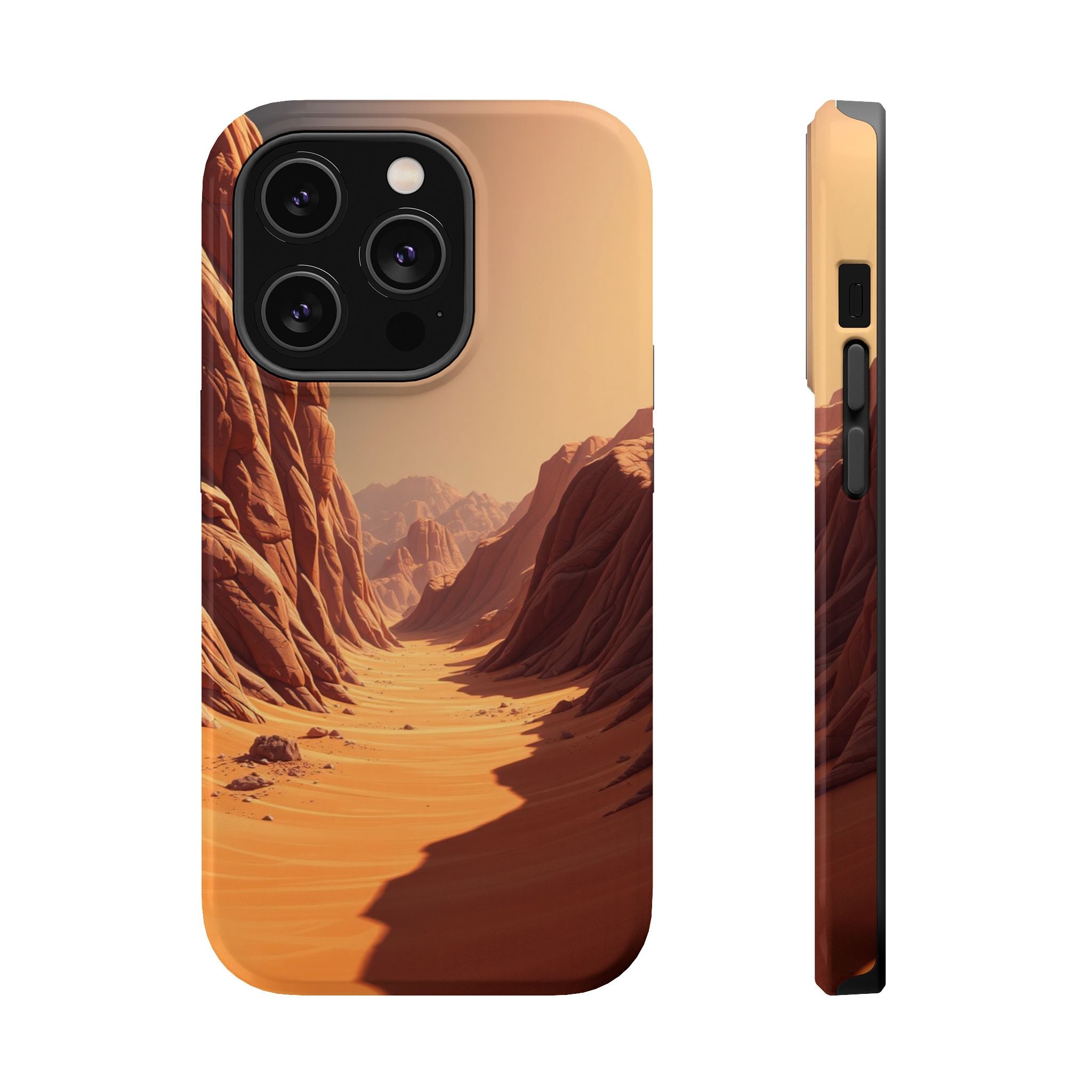 iPhone Burnt Orange And Sand Valley Floor Slim iPhone 20 Everyday · iPhone Case