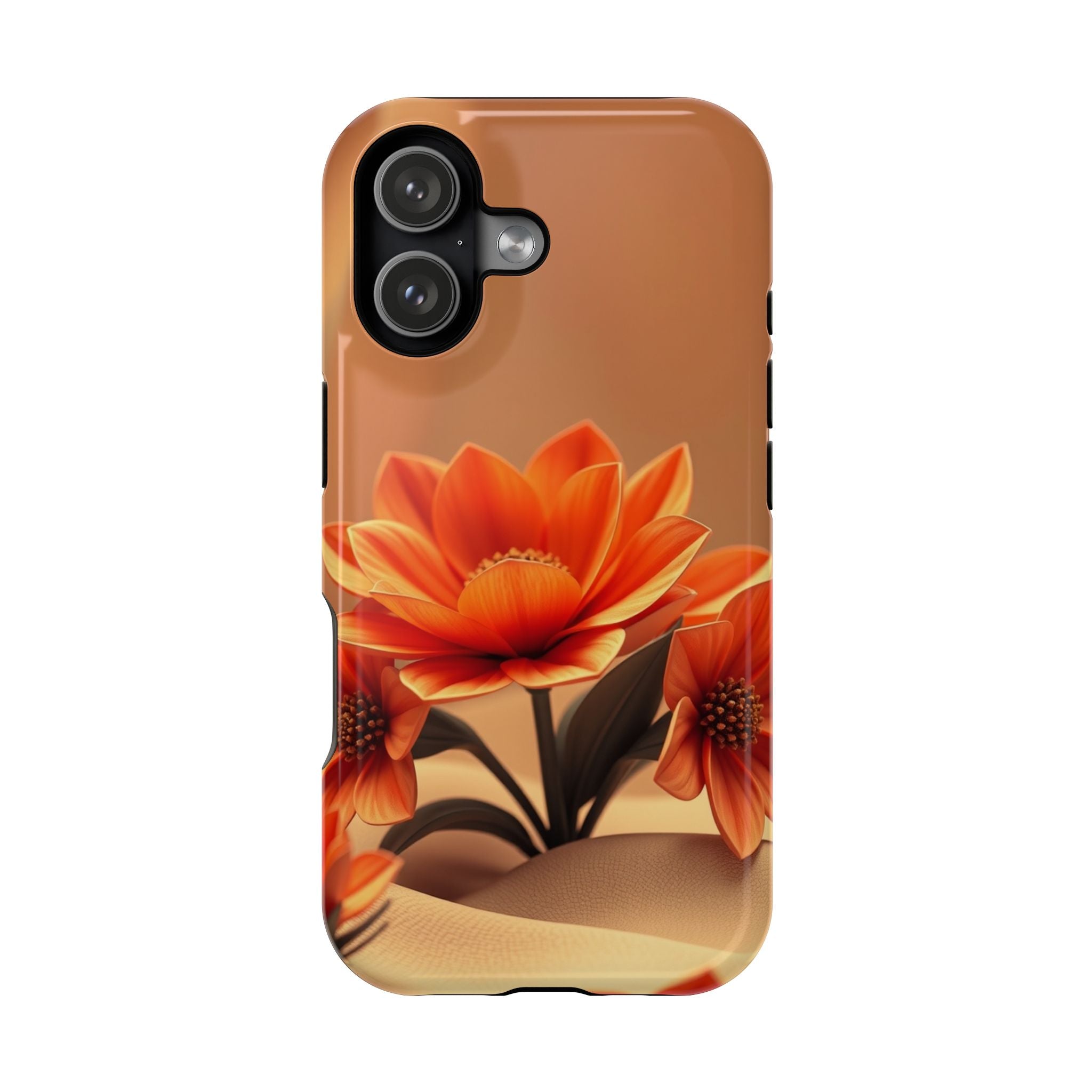 iPhone Floral Geometric 3D Digital Bold Modern Everyday Snap Case · iPhone Case