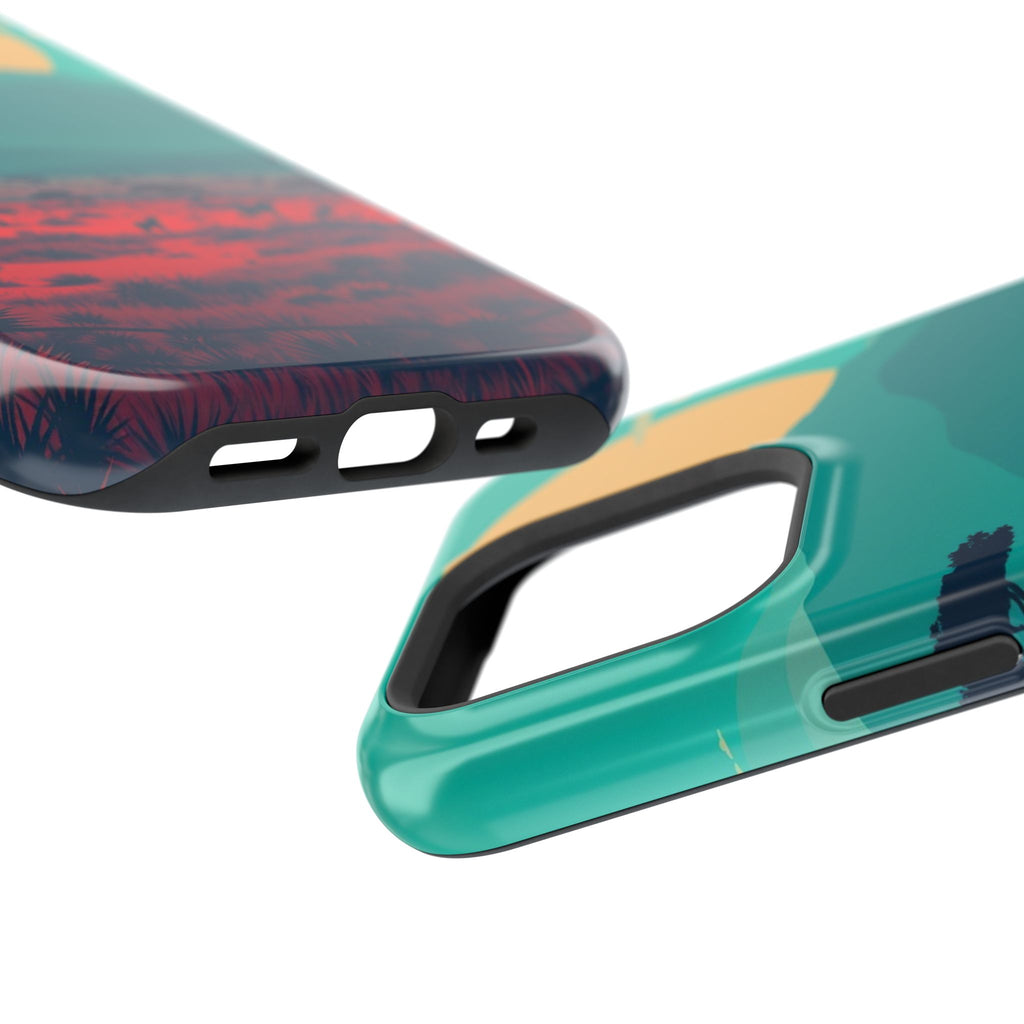 iPhone Savanna Horizon Vintage Retro Poster Slim iPhone Everyday · iPhone Case