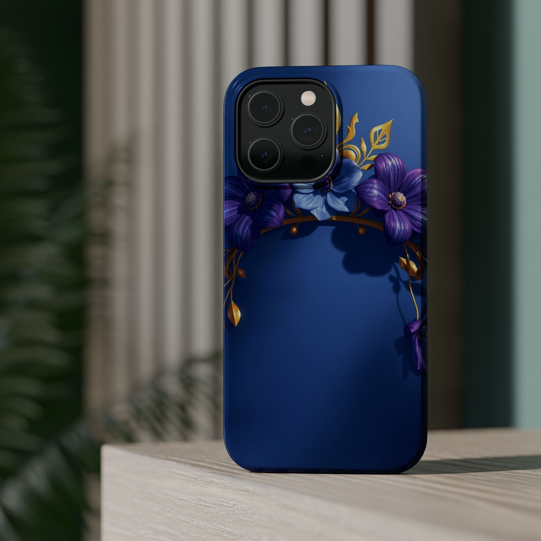 iPhone Vibrant Floral Crown Design 14 Slim Everyday Designer Case · iPhone Case