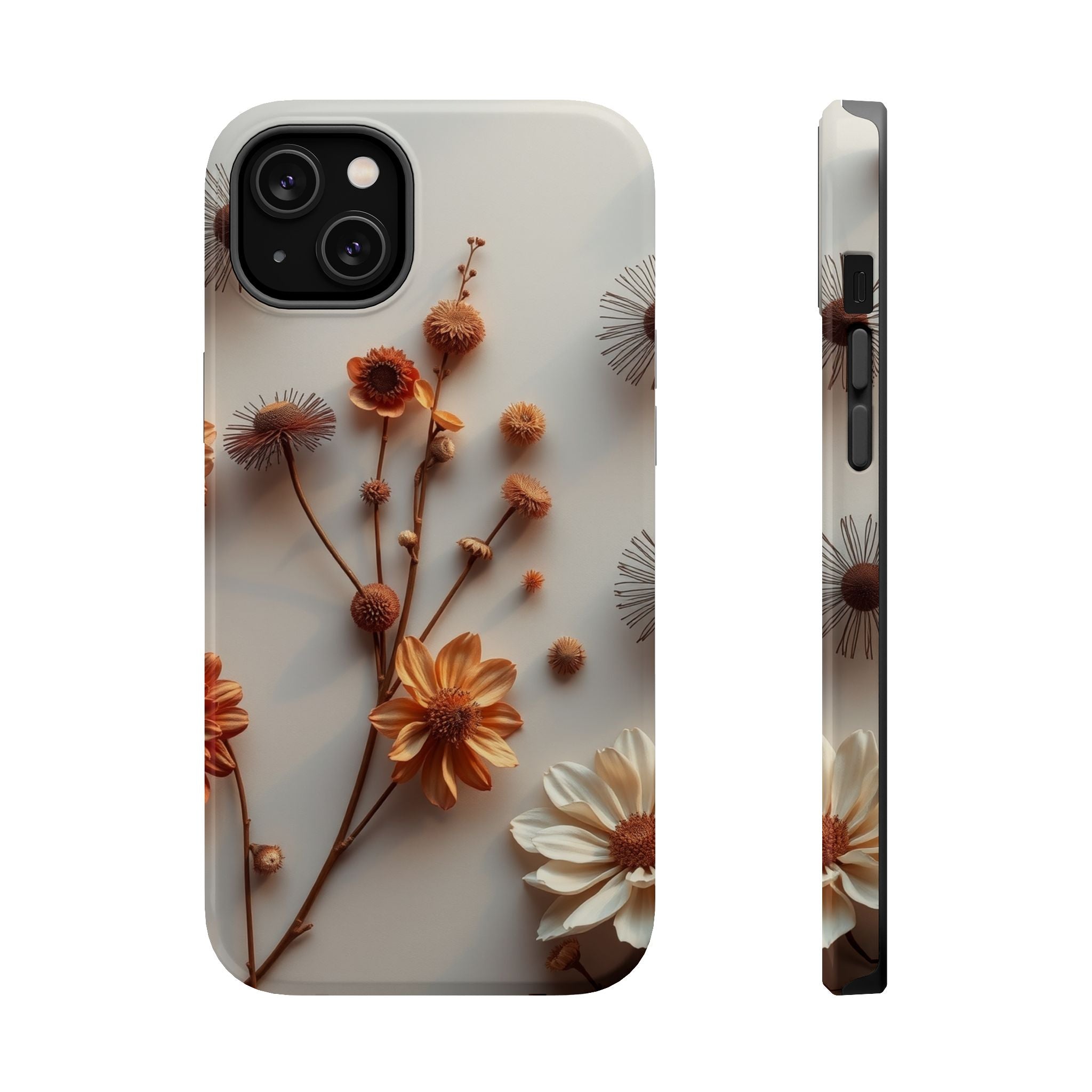 iPhone Dreamy Dried Flower Flat Lay Design Slim iPhone Everyday · iPhone Case