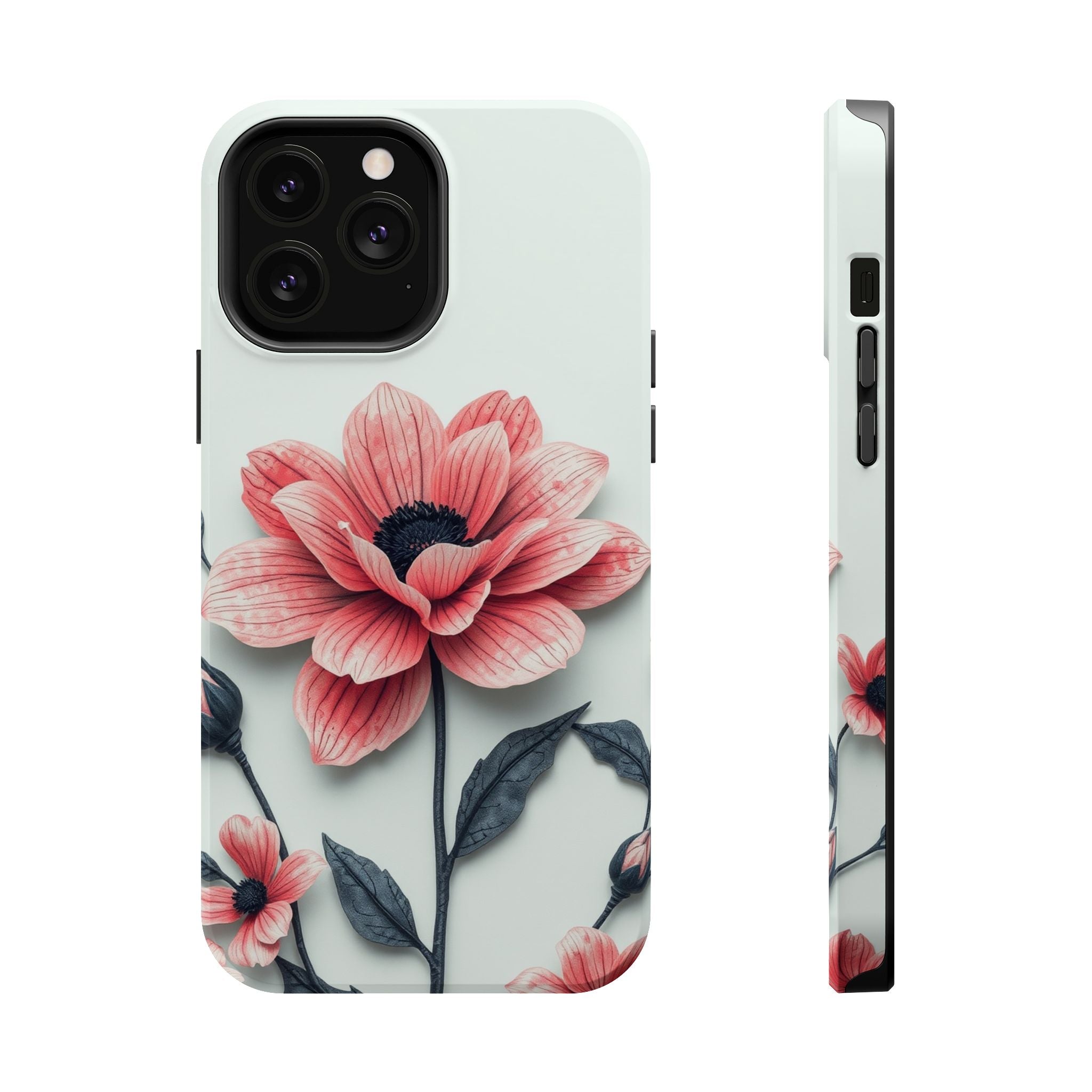 iPhone Dreamy Floral Ink Wash Design Slim Everyday iPhone 12 Designer · iPhone C