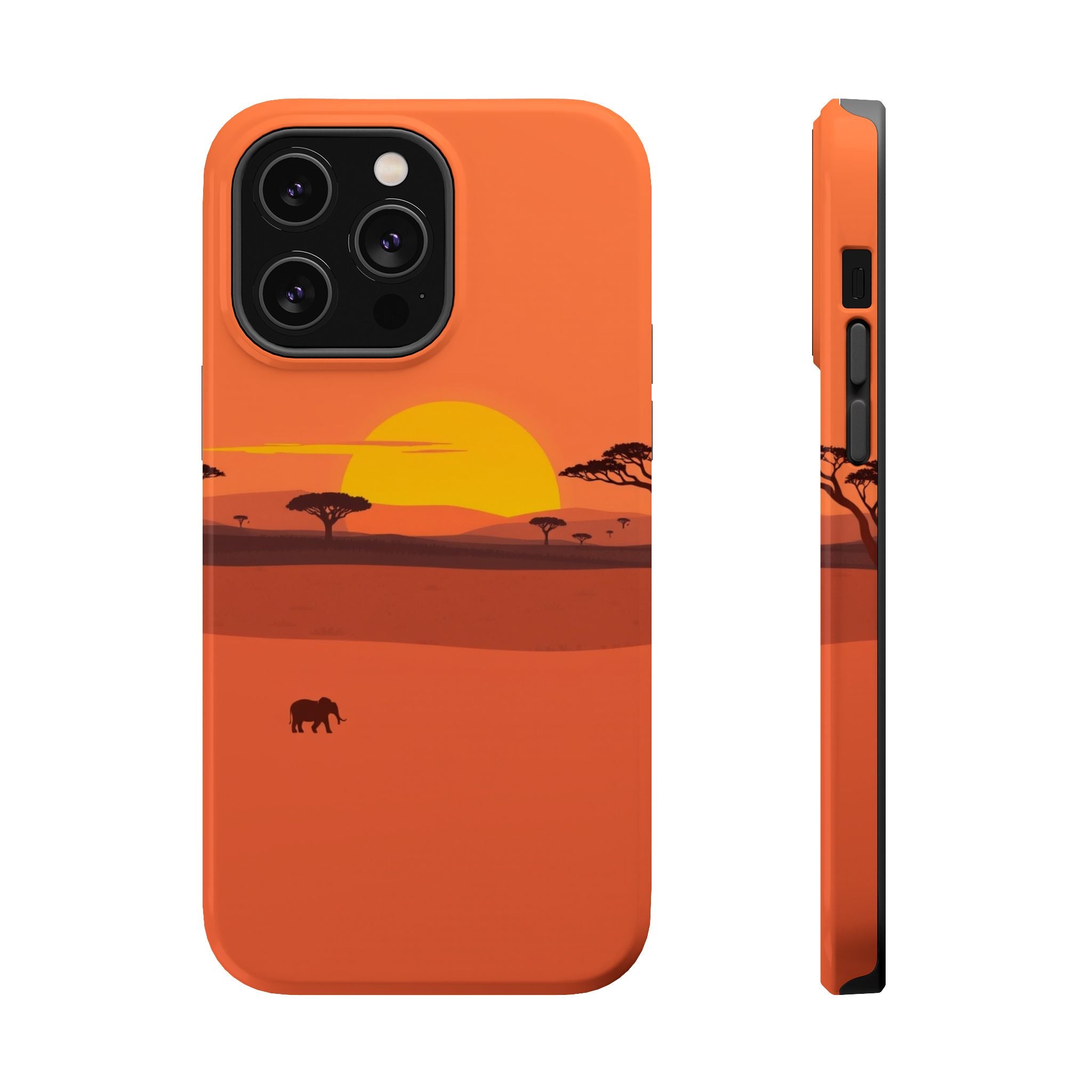 iPhone Sunset Amber And Peach Savanna Horizon Slim iPhone Everyday · iPhone Case