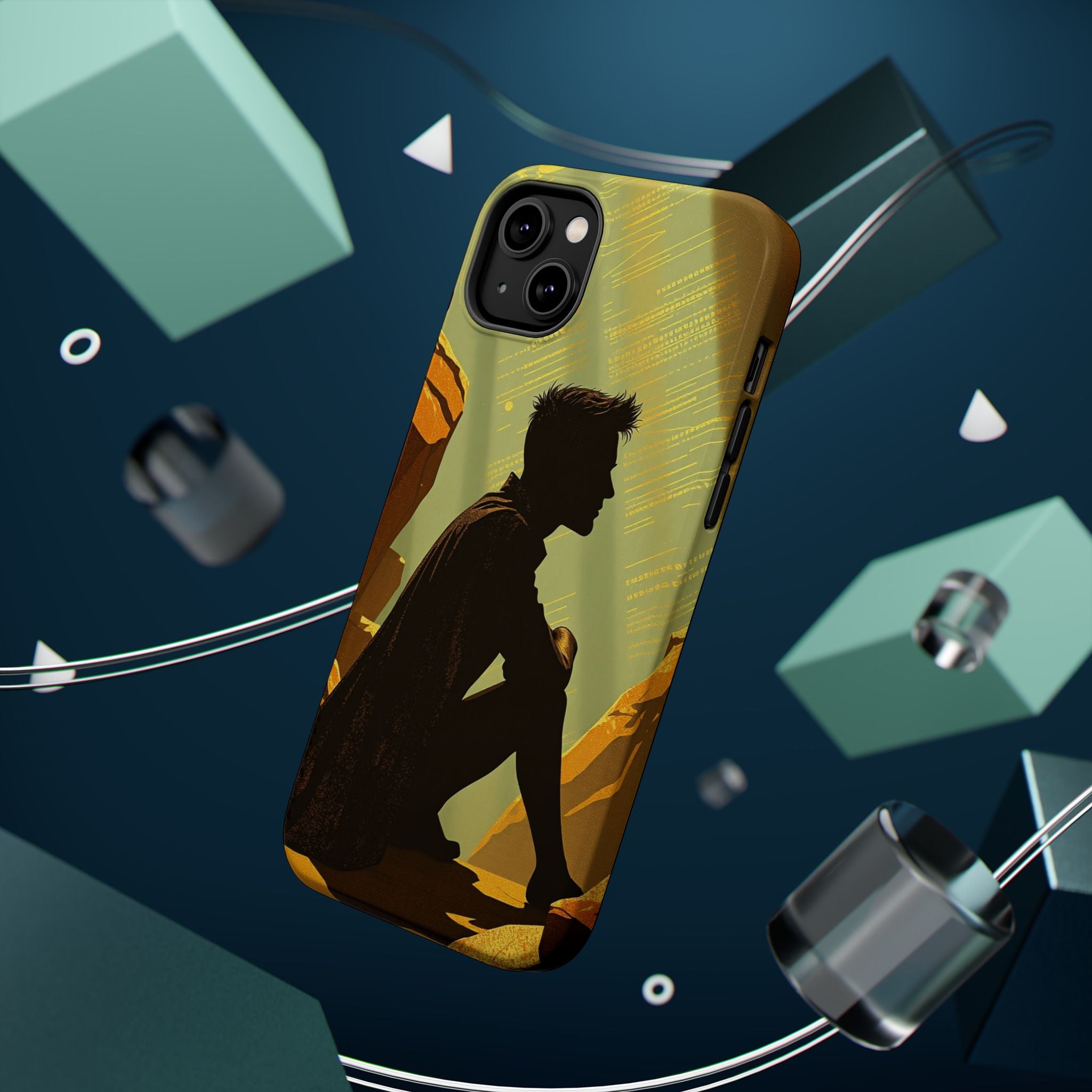 iPhone Mustard And Rust Overthinking Again Slim Everyday Designer Case · iPhone