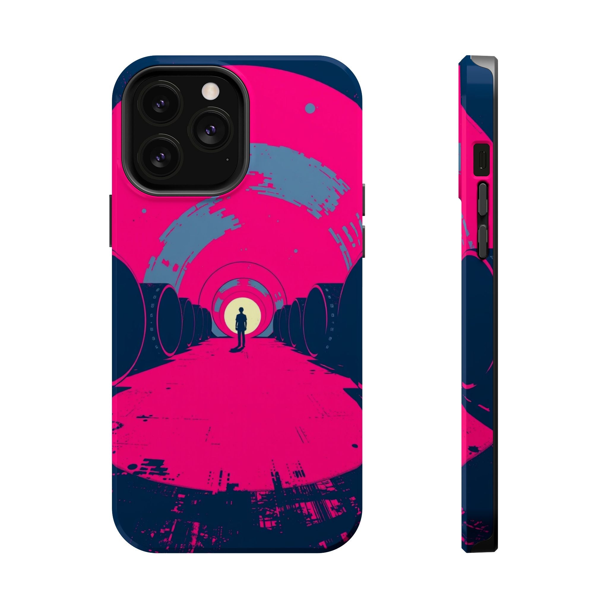 iPhone 1960s Mod Circles Bold Art Bold Modern Everyday Snap Case · iPhone Case