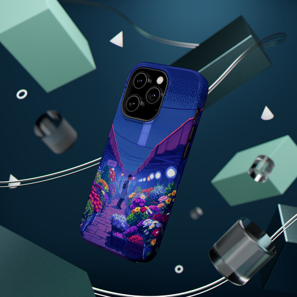 iPhone Flower Market Electric Art Bold Modern Everyday Snap Case · iPhone Case
