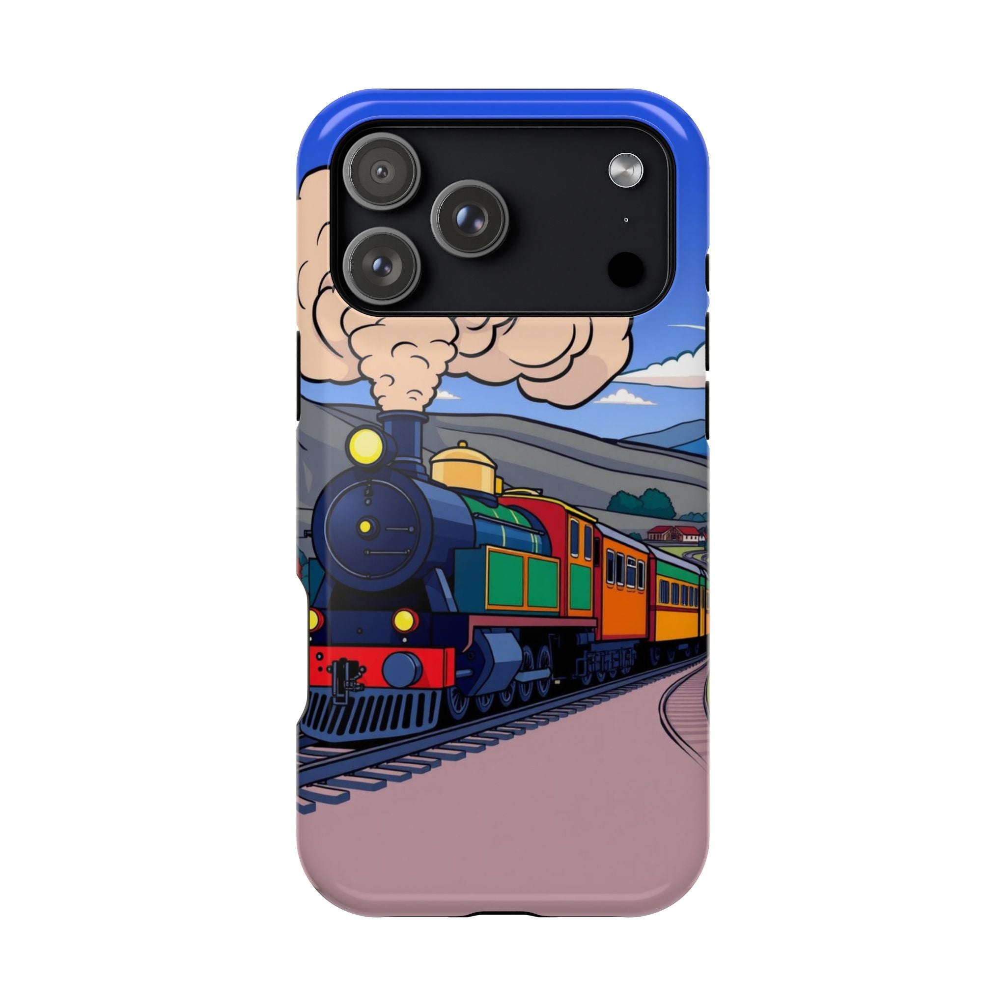 iPhone Steam Locomotive Puff Kids Fun iPhone Phone Case Gift Slim · iPhone Case