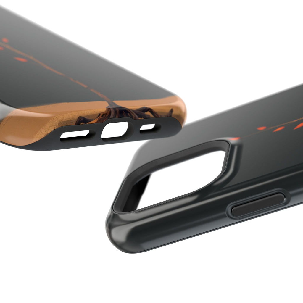 iPhone Burnt Orange And Sand Minimalist Stem Slim iPhone Everyday · iPhone Case