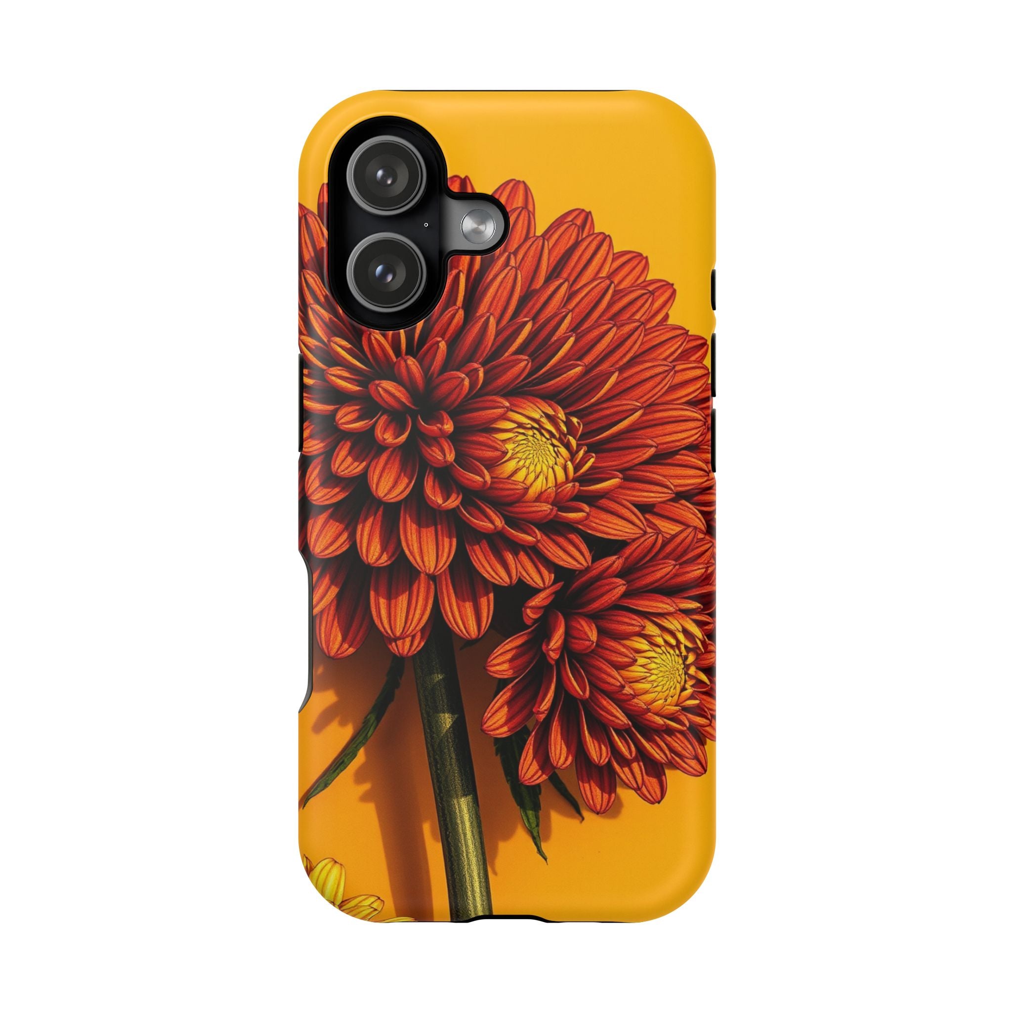 iPhone Mustard And Rust Ranunculus Stack Slim Everyday iPhone 14 · iPhone Case