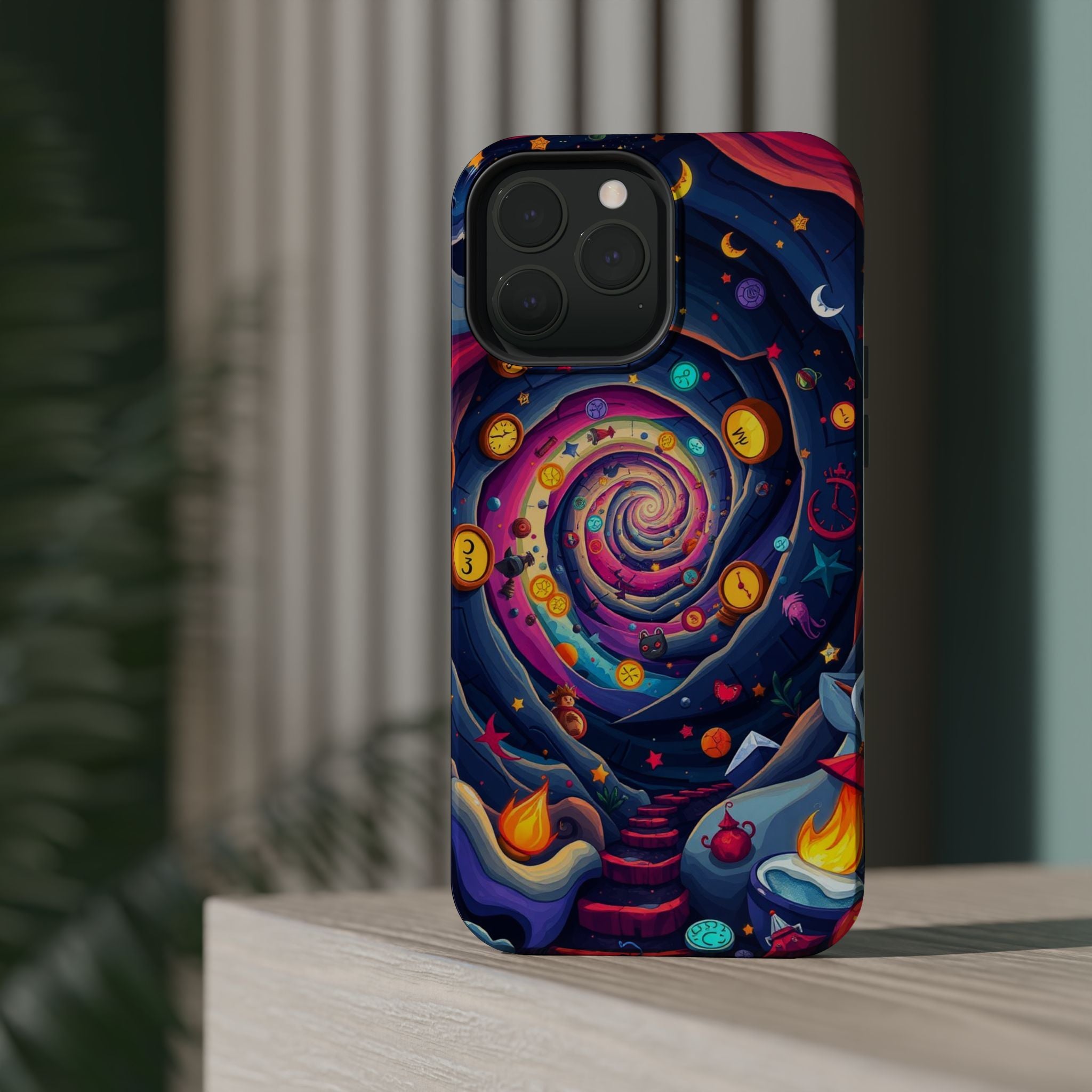 iPhone Time Portal Swirl Kids Fun iPhone Phone Case Gift Clean Minimal · iPhone