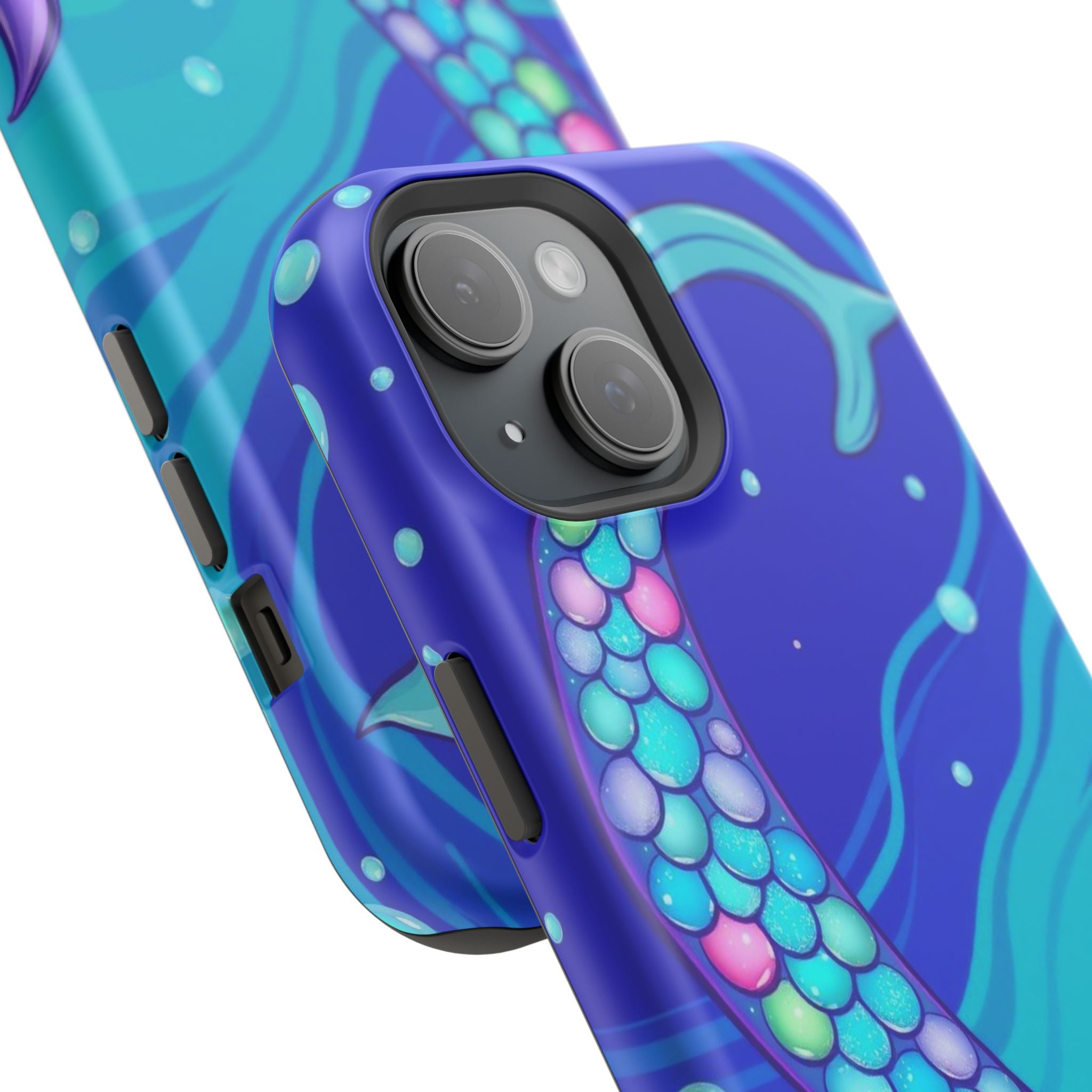 iPhone Mermaid Tail Swirl Kids Fun iPhone Phone Case Gift Artistic · iPhone Case