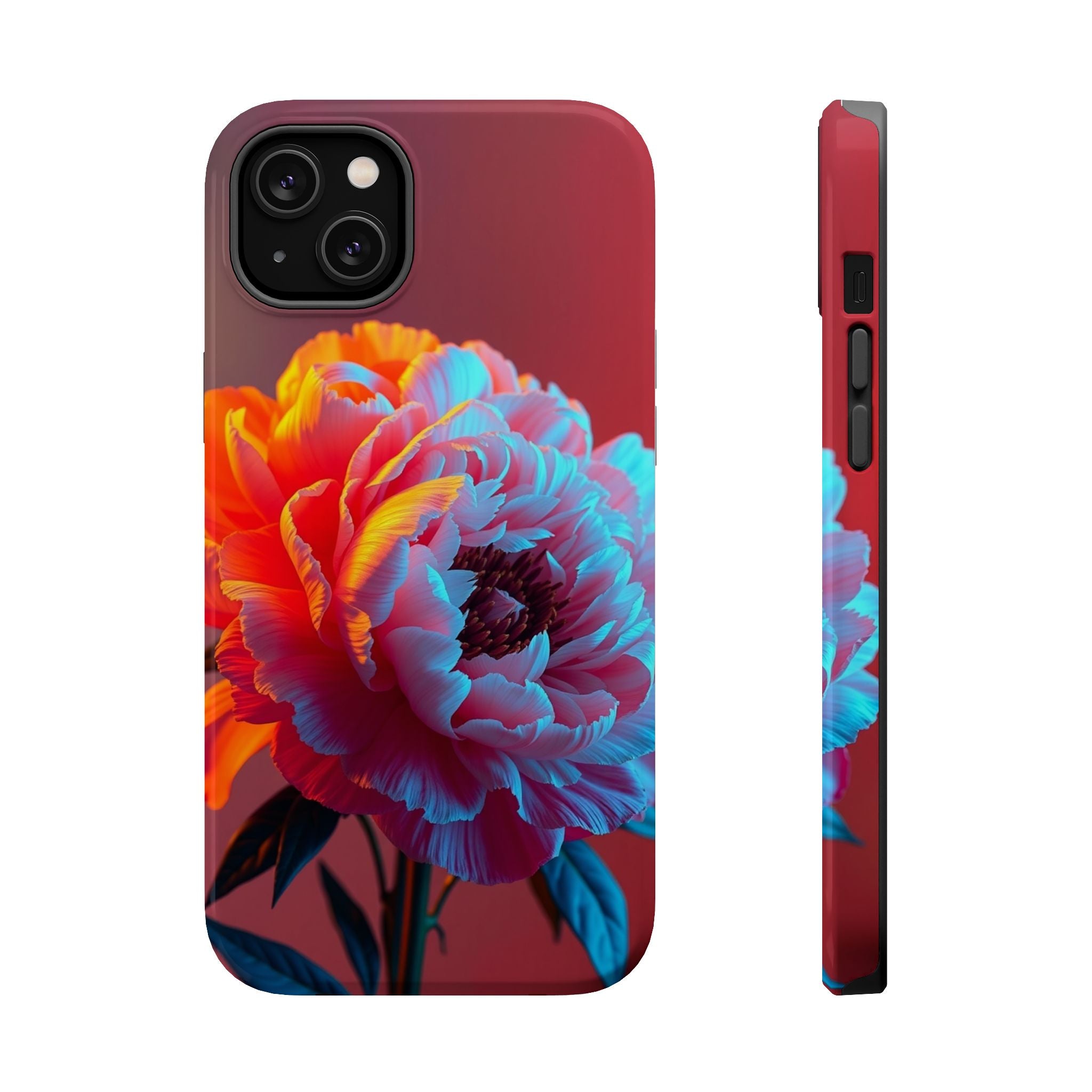 iPhone Peony Bouquet Bold Art Slim Everyday Designer Case · iPhone Case