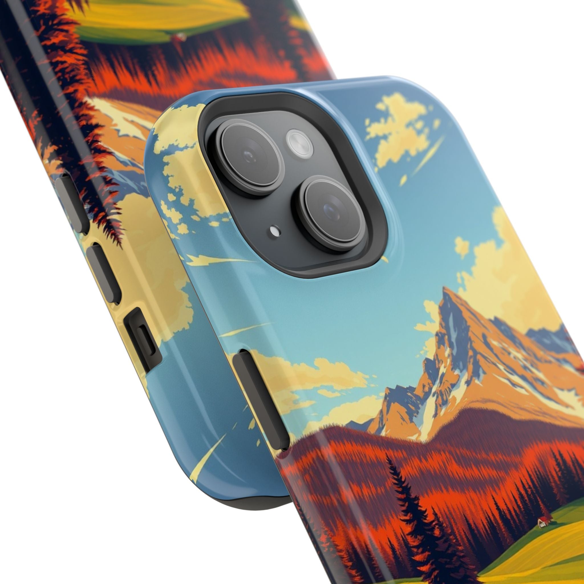 iPhone Radiant Alpine Meadow Design Slim Everyday Designer Case · iPhone Case