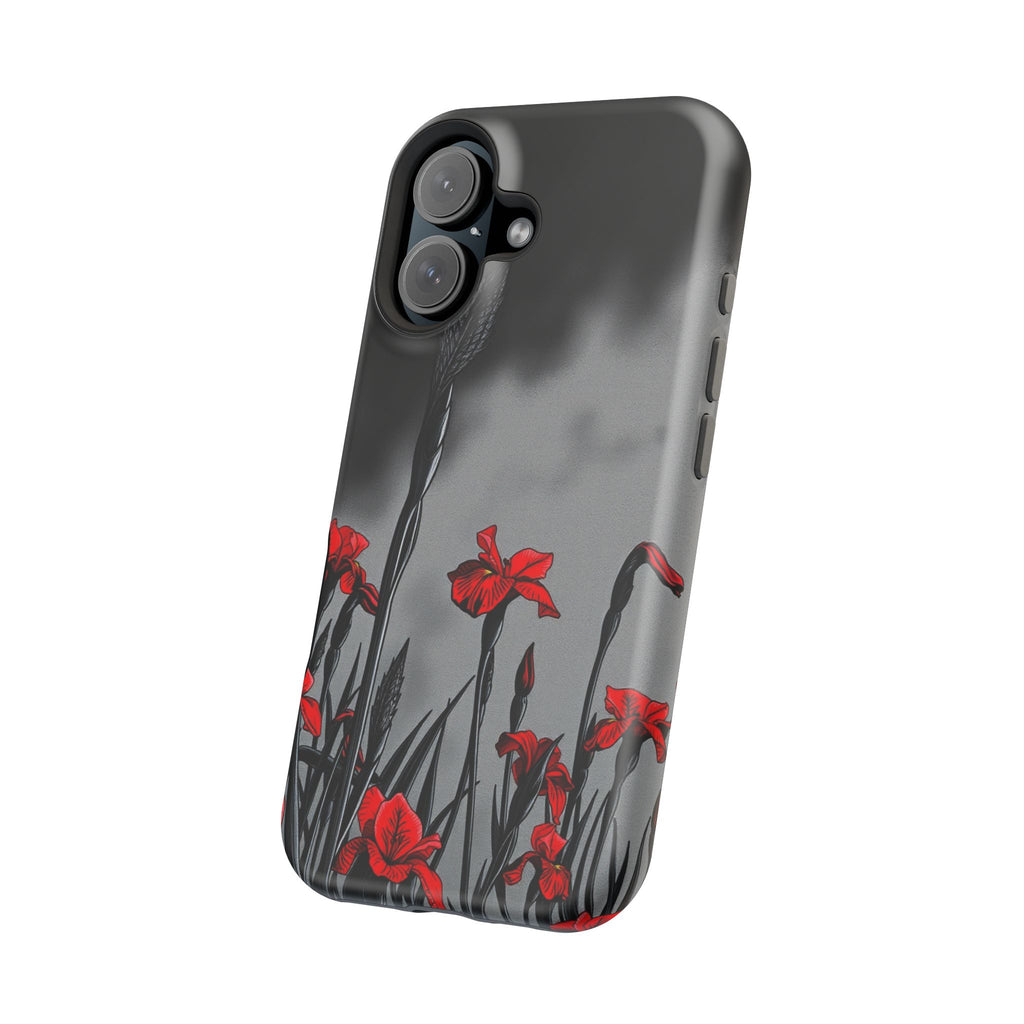 iPhone Iris Garden Cinematic Art Soft Finish Everyday Cas Slim Snap Case · iPhon