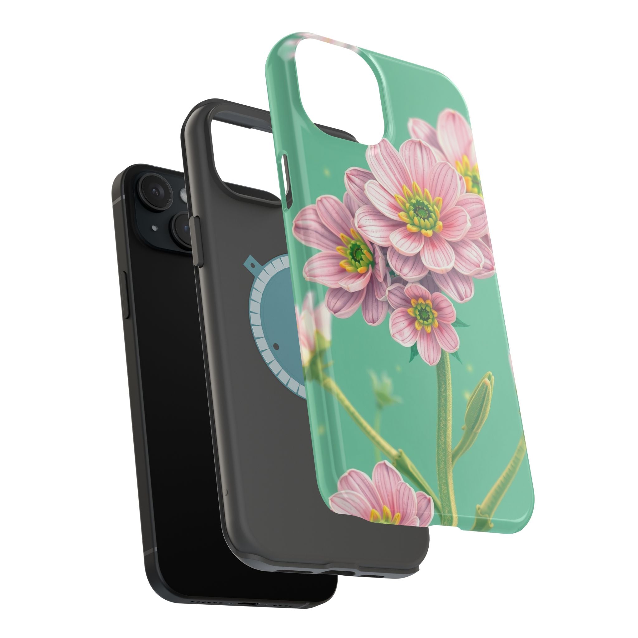 iPhone Vibrant Ranunculus Stack Design Slim Everyday Designer Case · iPhone Case