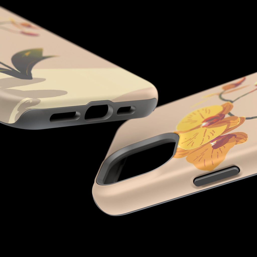 iPhone Orchid Study Pixel Art -Bit Bold Modern Everyday Snap Case · iPhone Case