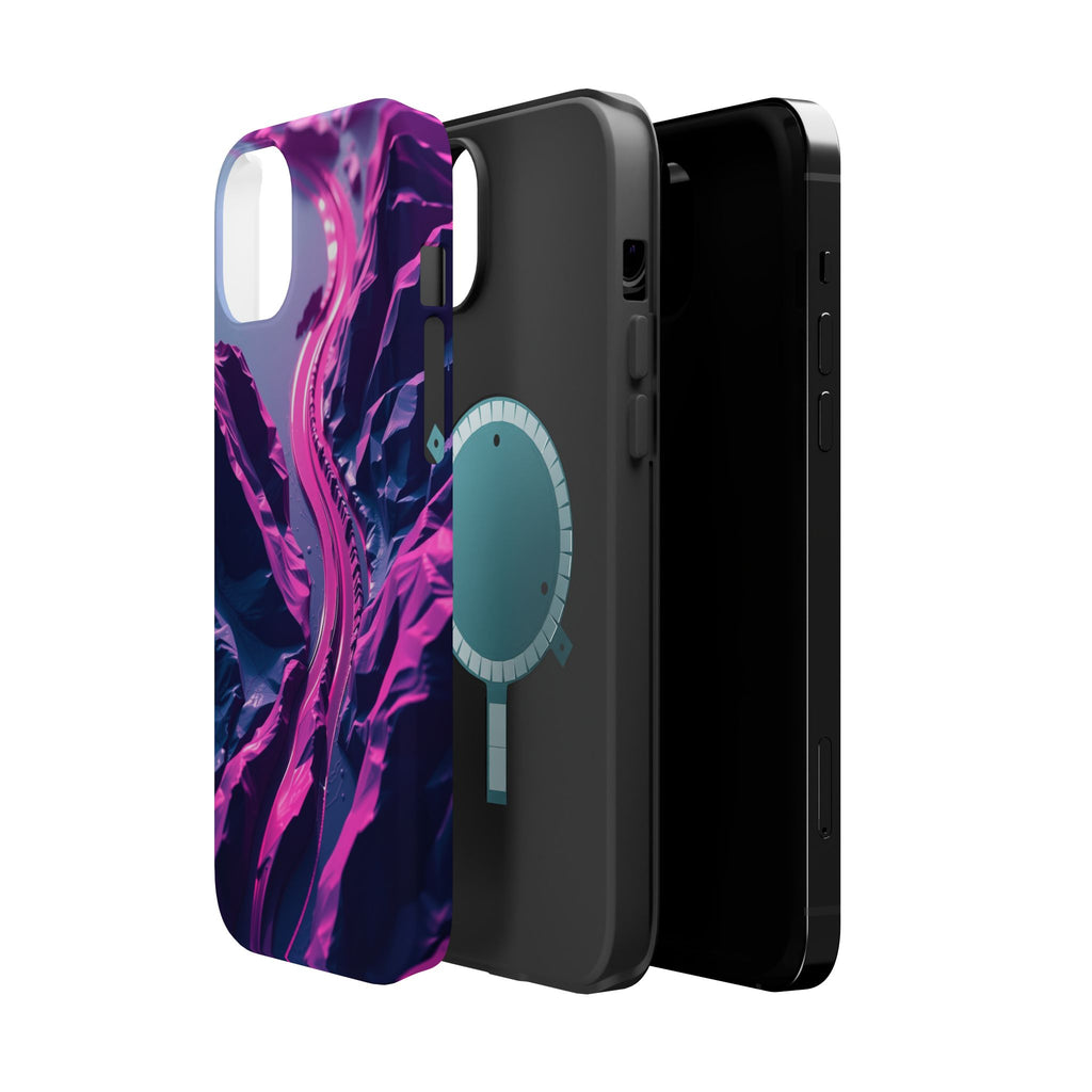 iPhone River Delta Aerial Electric Art Slim Everyday Designer Case · iPhone Case
