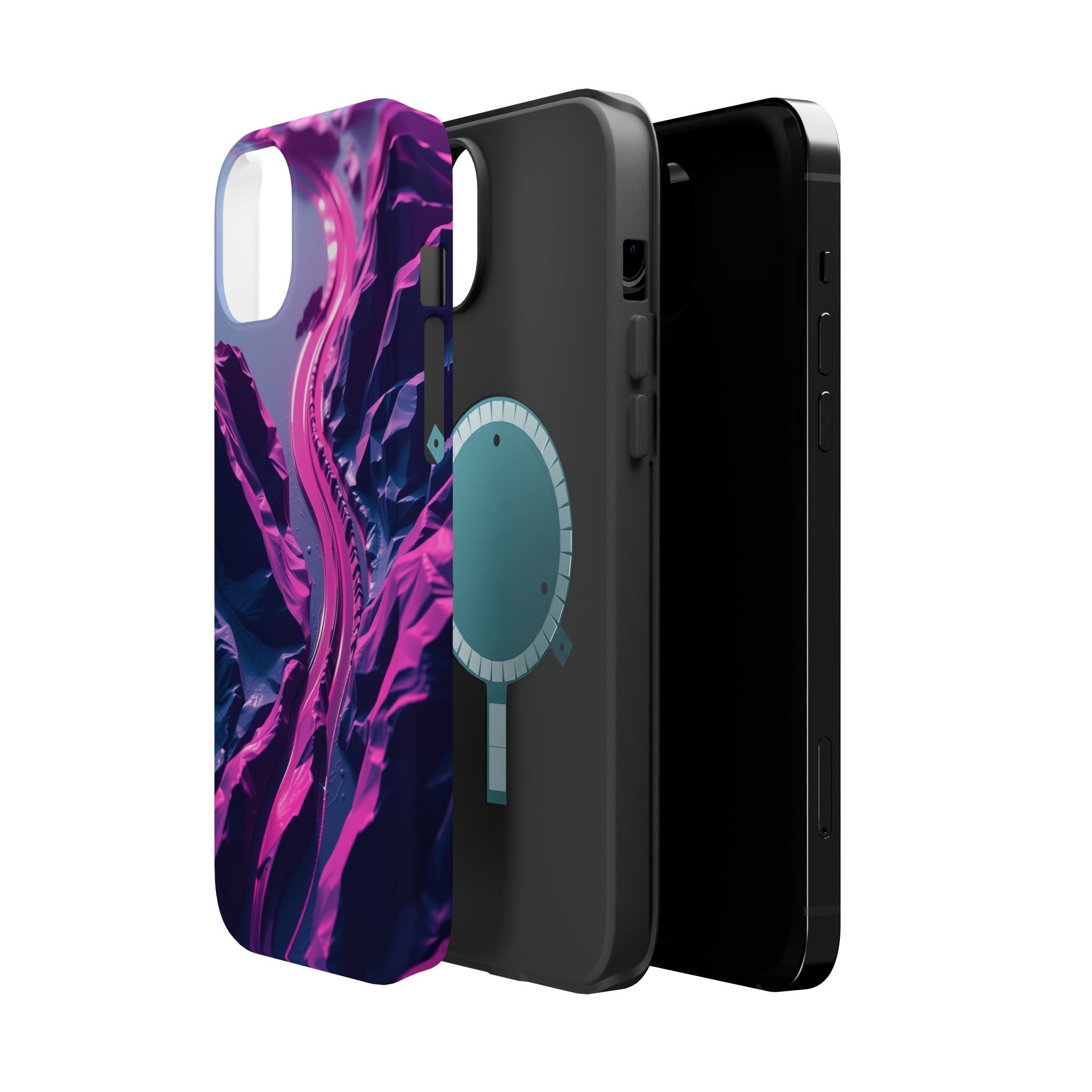 iPhone River Delta Aerial Electric Art Slim Everyday Designer Case · iPhone Case