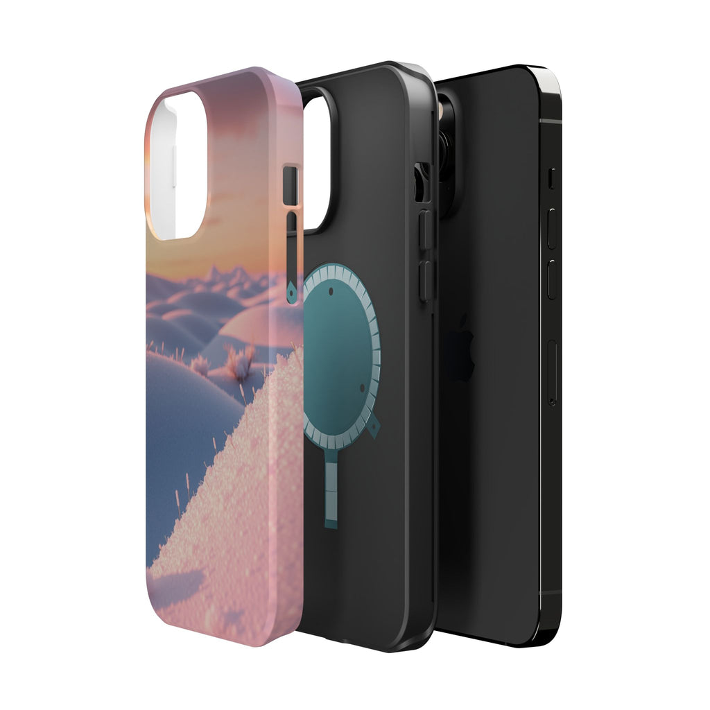 iPhone Snow Field 3D Digital Slim Everyday Designer Case · iPhone Case