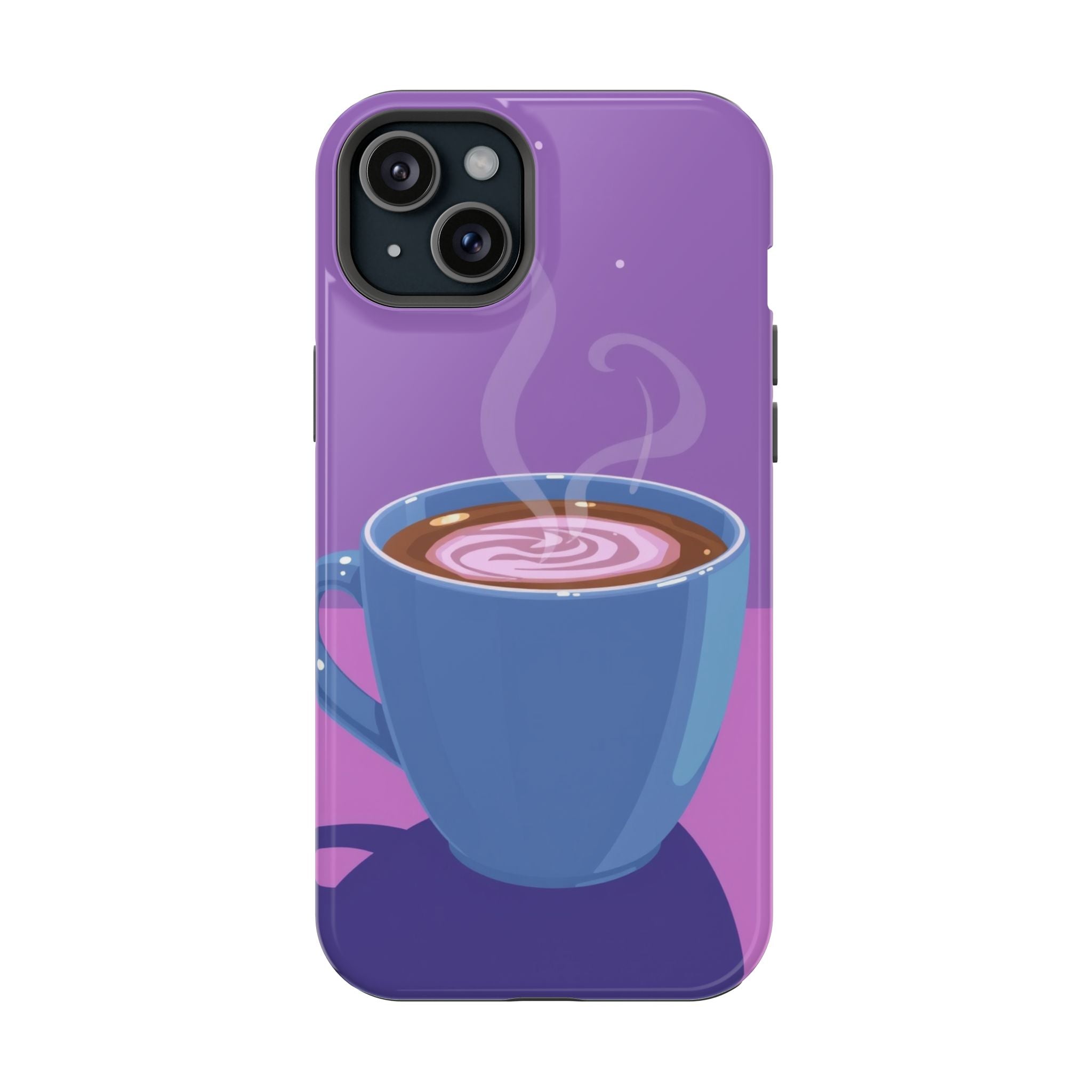 iPhone Emotional Support Coffee Pixel Art -Bit Soft Finish Everyday Case · iPhon