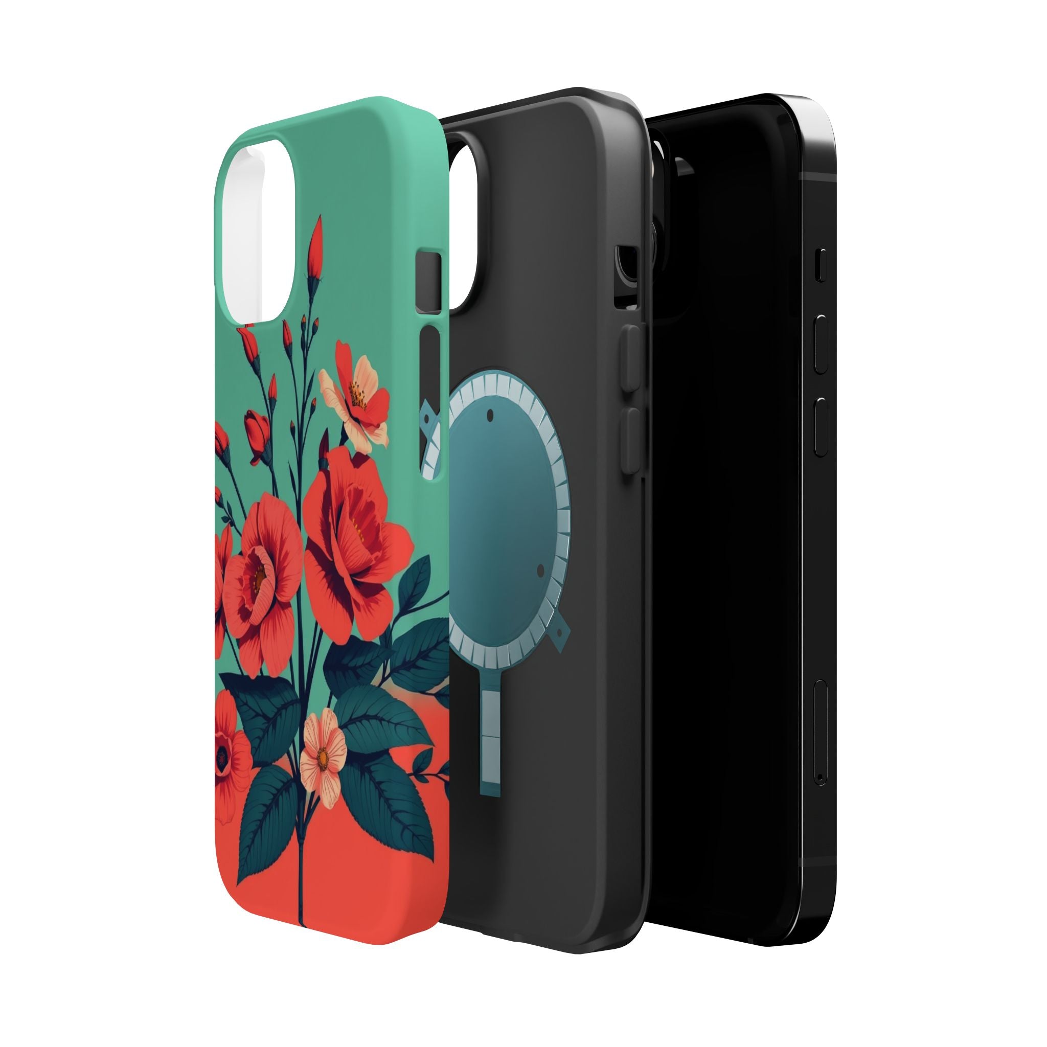 iPhone Pin-up Floral Cinematic Art Bold Modern Everyday Snap Case · iPhone Case