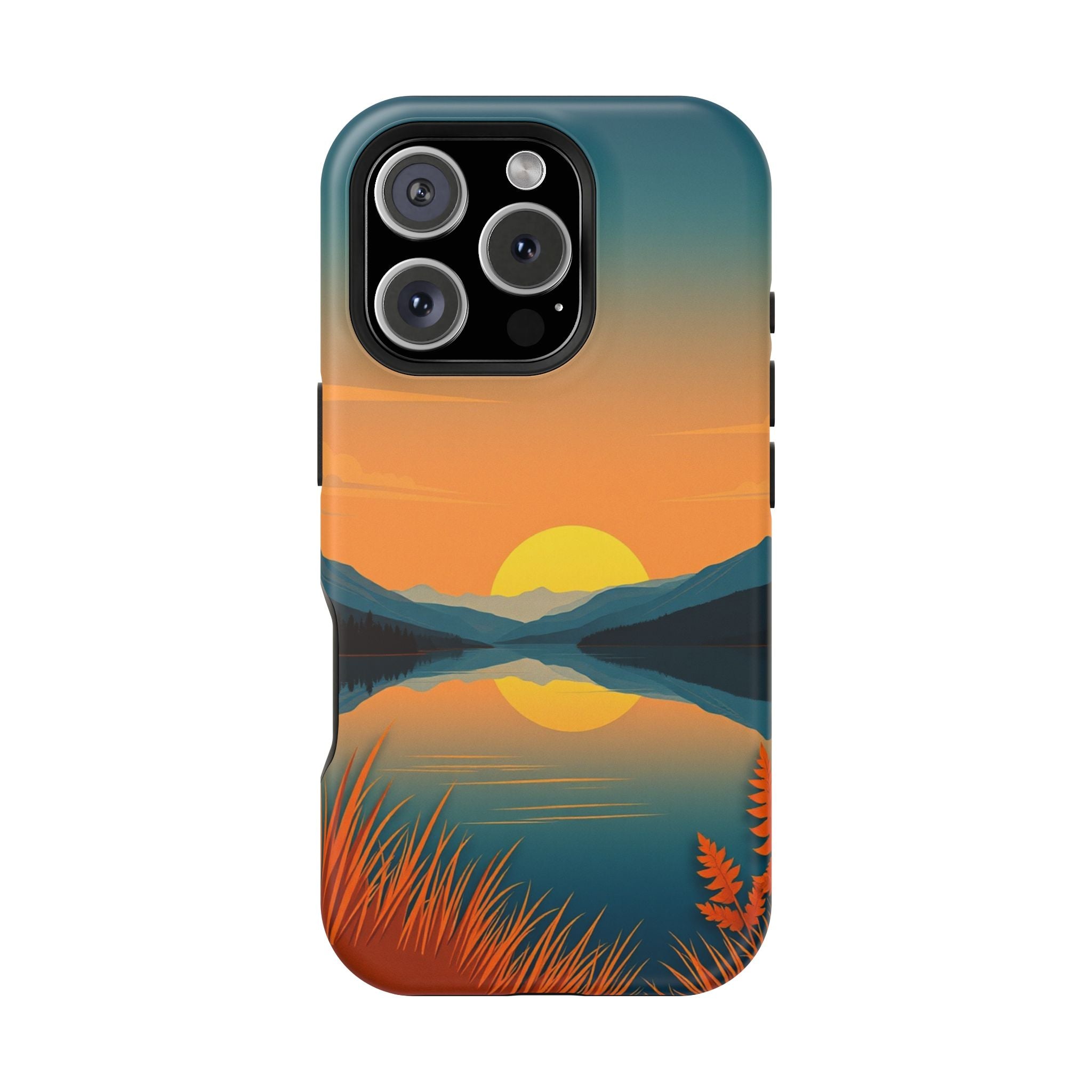 iPhone Lake at Twilight Cinematic Art Slim Everyday Designer Case · iPhone Case