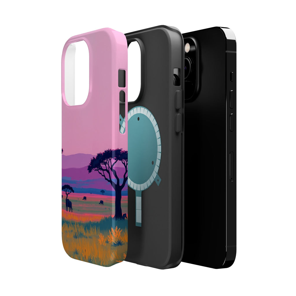 iPhone Savanna Horizon Electric Art Slim Everyday Designer Case · iPhone Case