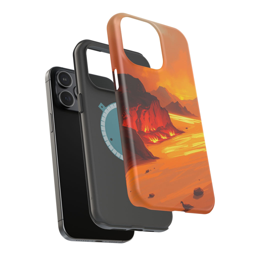 iPhone Burnt Orange And Sand Wildfire Glow Slim iPhone Everyday · iPhone Case