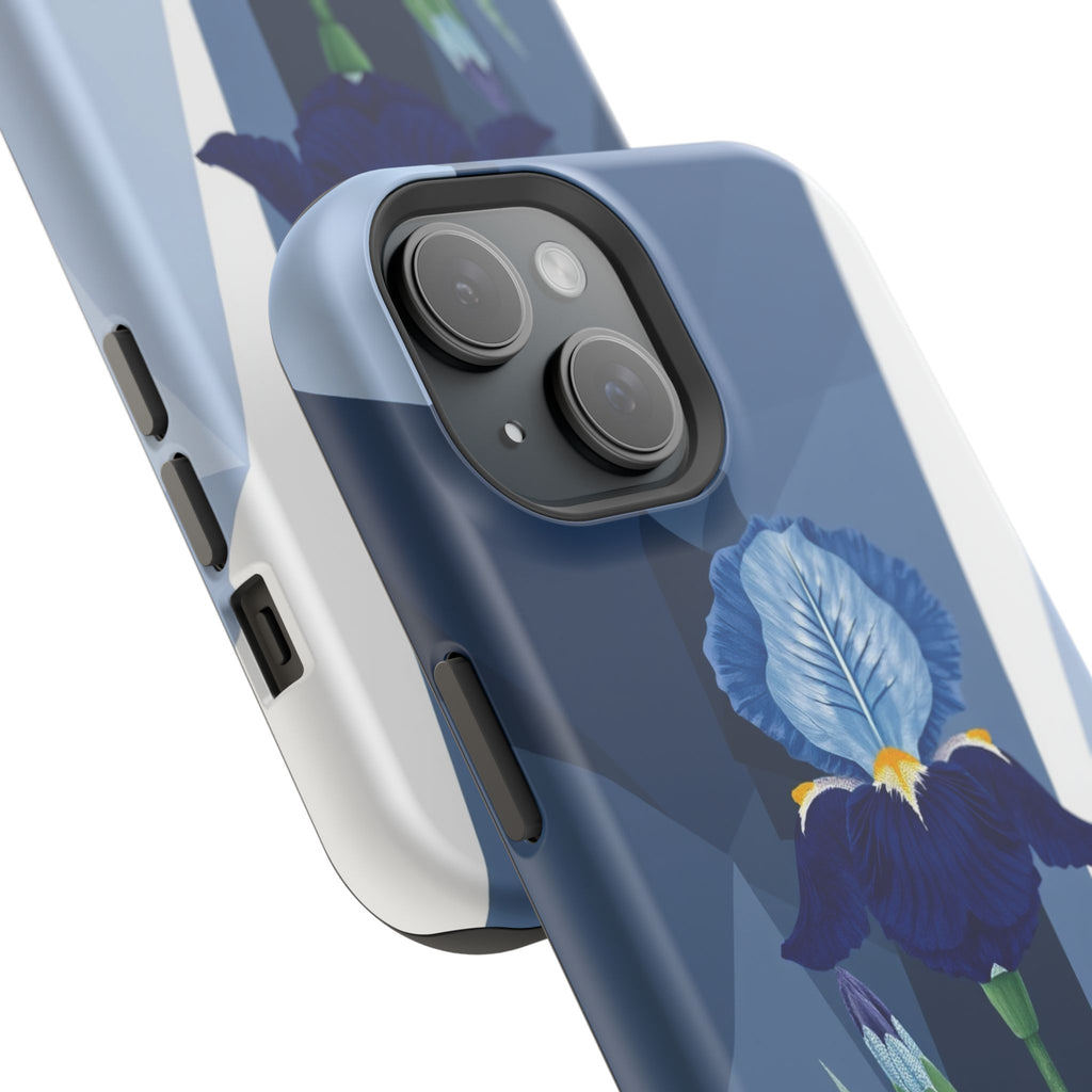 iPhone Earthy Iris Garden Design Bold Modern Everyday Snap Case · iPhone Case