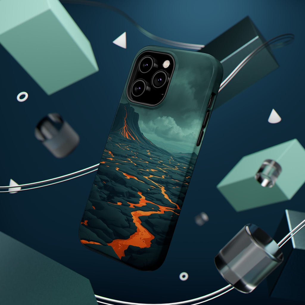iPhone Radiant Lava Field Design 18 Slim Everyday Designer Case · iPhone Case