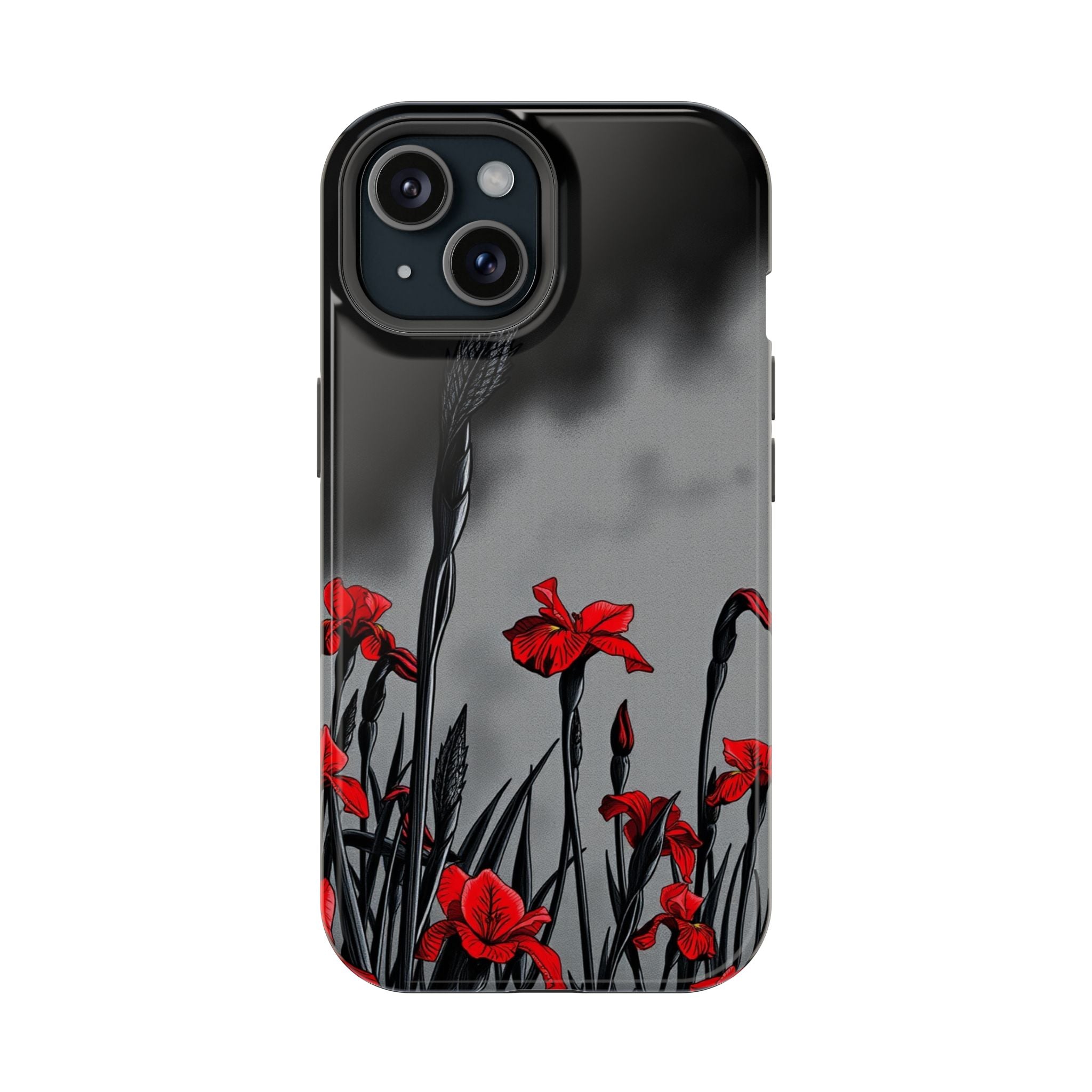 iPhone Iris Garden Cinematic Art Soft Finish Everyday Cas Slim Snap Case · iPhon