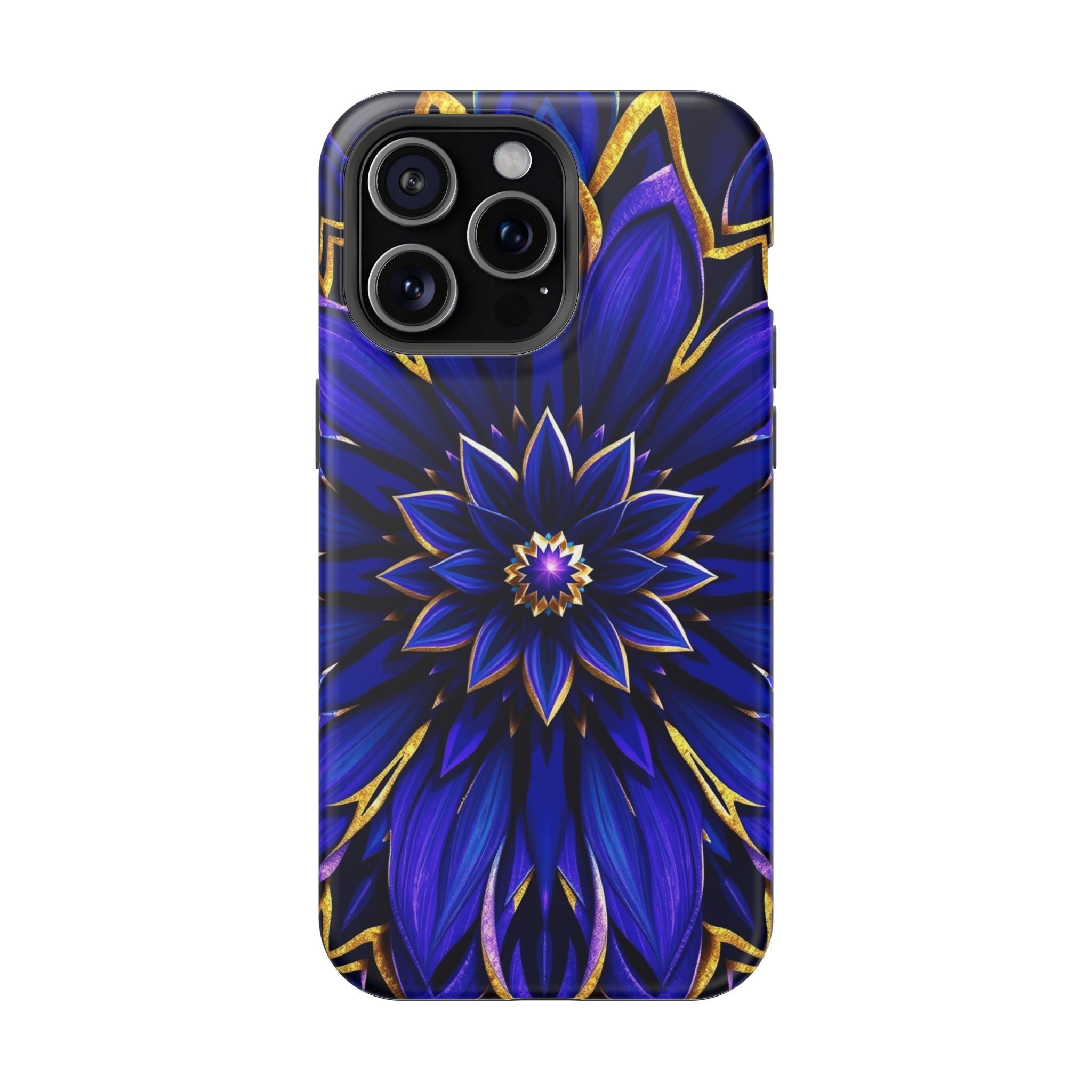iPhone Floral Mandala Electric Art 14 Slim Everyday Designer Case · iPhone Case