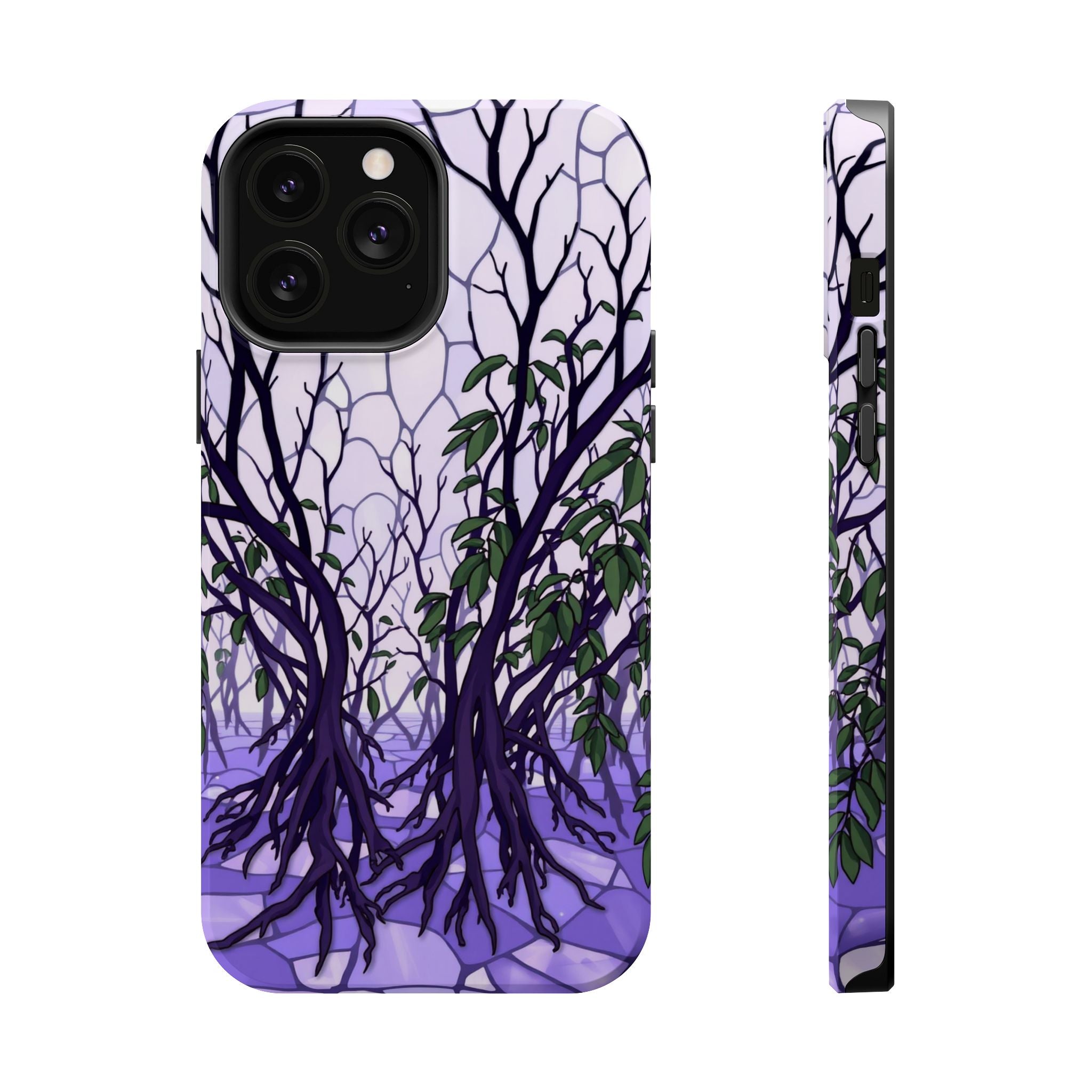 iPhone Lavender And Pearl Mangrove Roots Slim Everyday iPhone Designer · iPhone