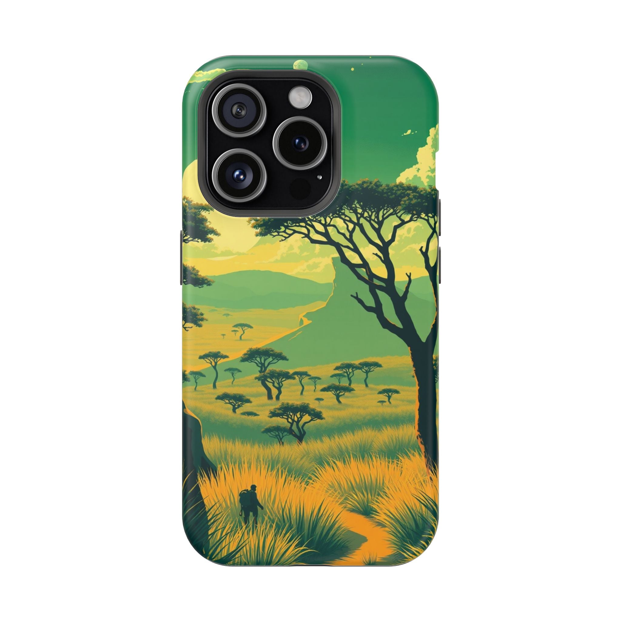 iPhone Savanna Horizon Pixel Art -Bit Slim Everyday Designer Case · iPhone Case