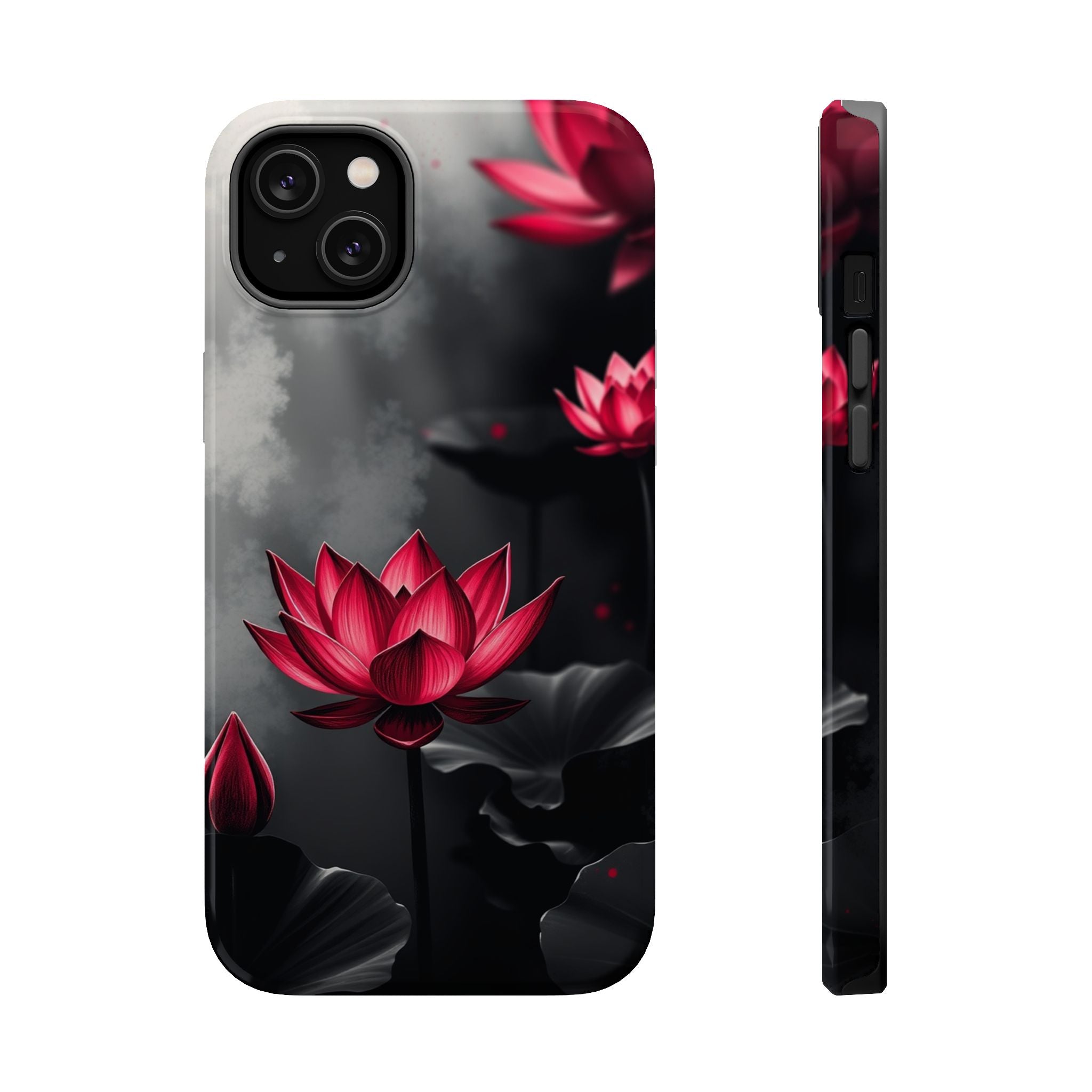 iPhone Lotus Pond Mystic Art 15 Slim Everyday Designer Case · iPhone Case