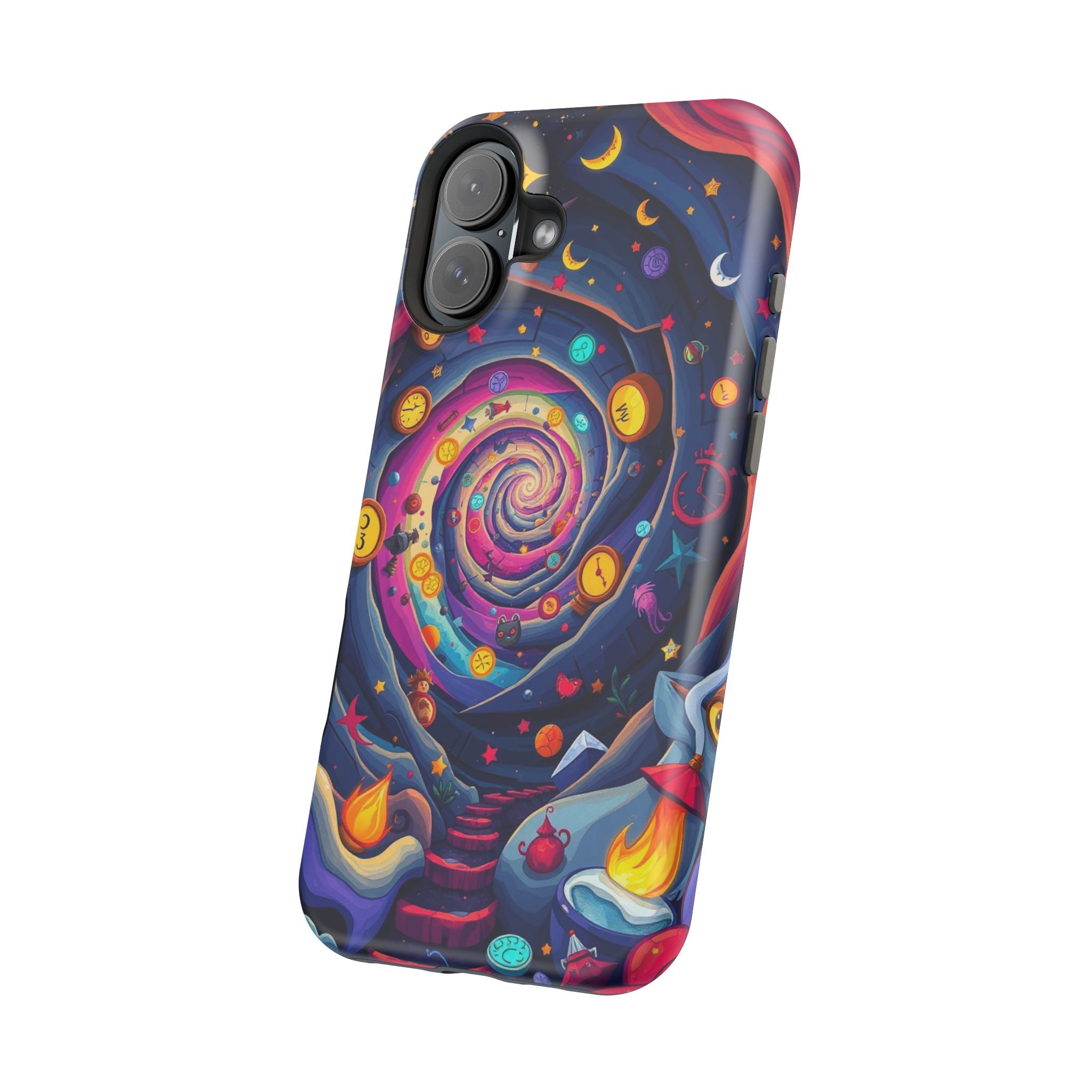 iPhone Time Portal Swirl Kids Fun iPhone Phone Case Gift Clean Minimal · iPhone