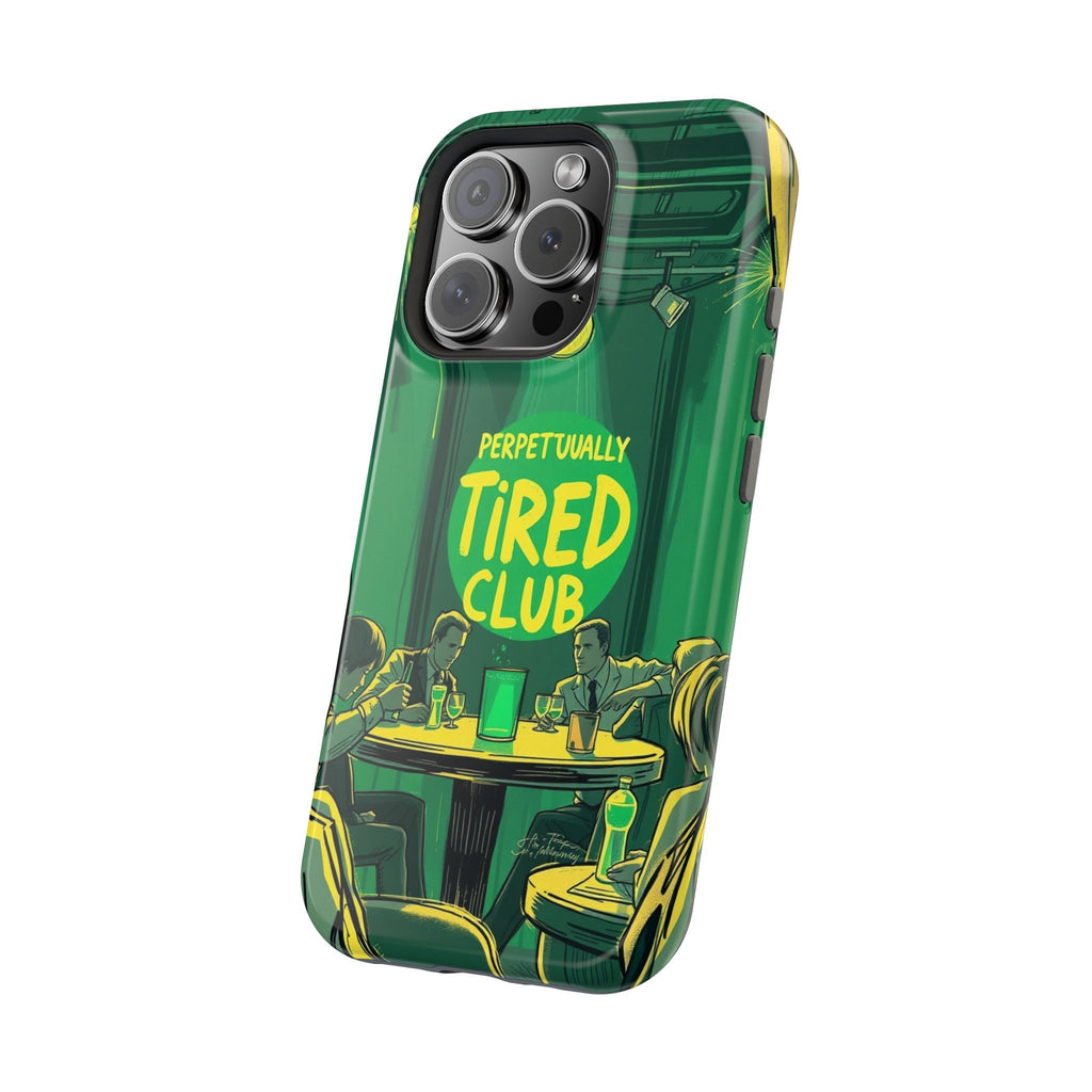 iPhone Radiant Perpetually Tired Club Design Slim Everyday Designer Case · iPhon