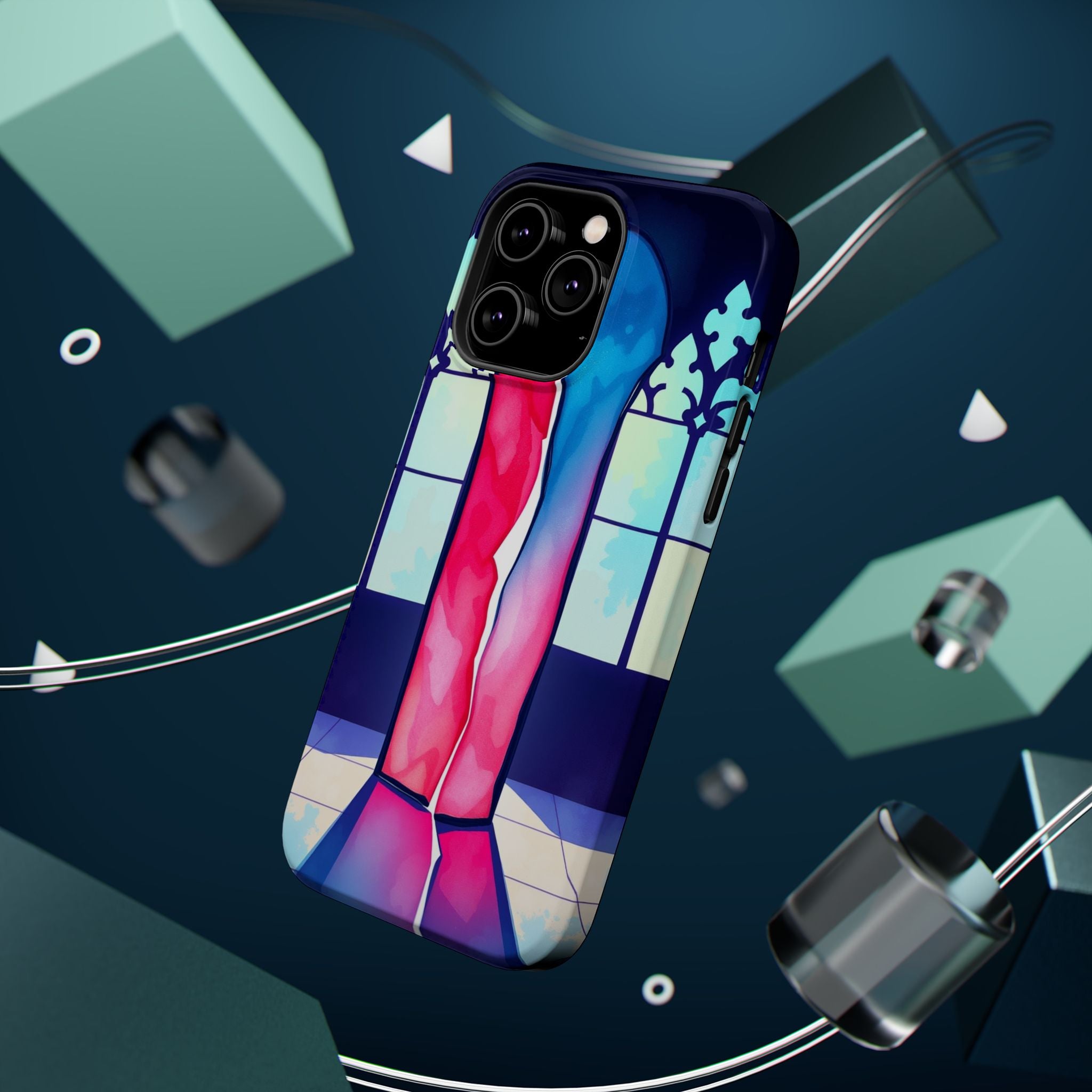 iPhone Stained Glass Break Electric Art Slim Everyday iPhone Designer · iPhone C