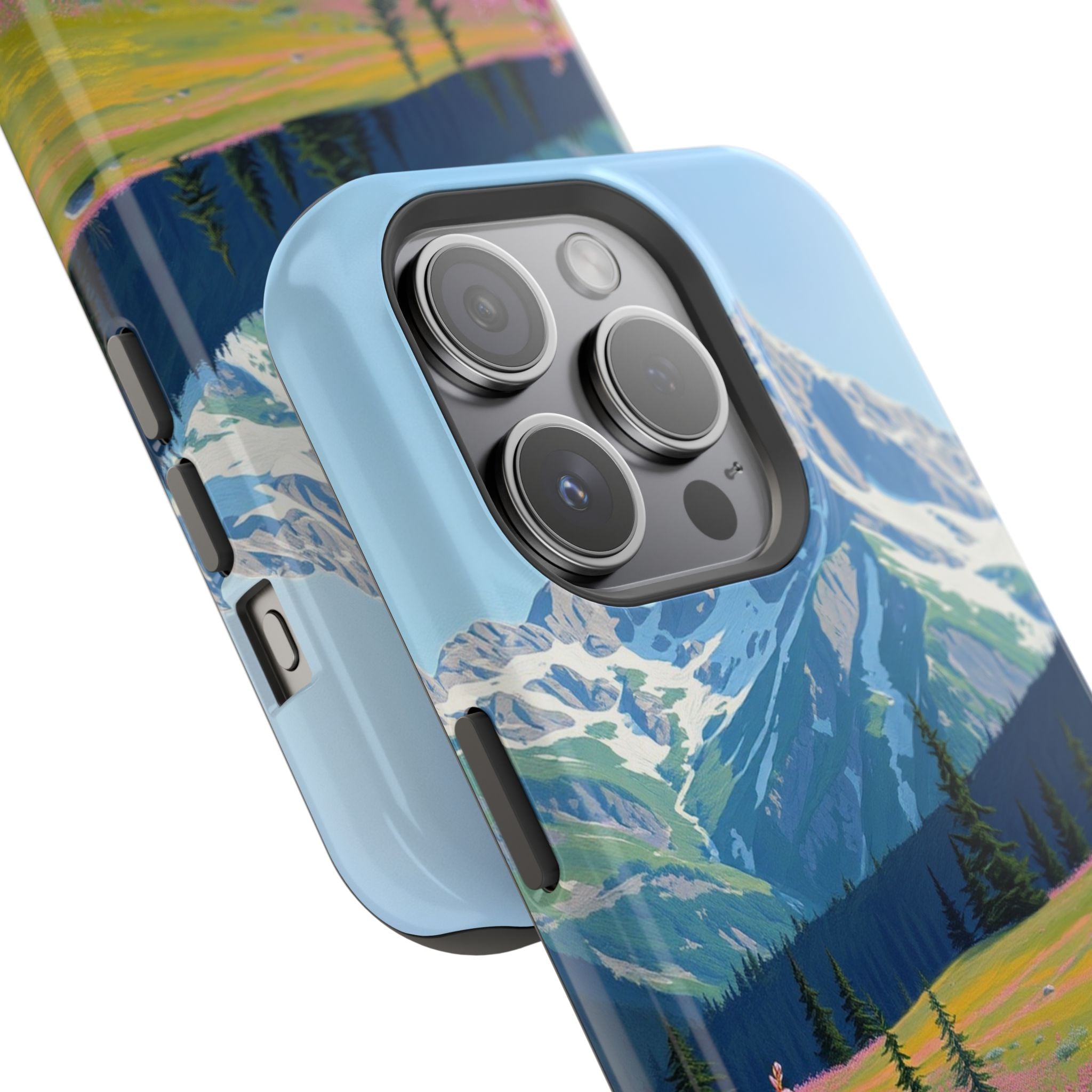 iPhone Earthy Alpine Meadow Design Bold Modern Everyday Snap Case · iPhone Case