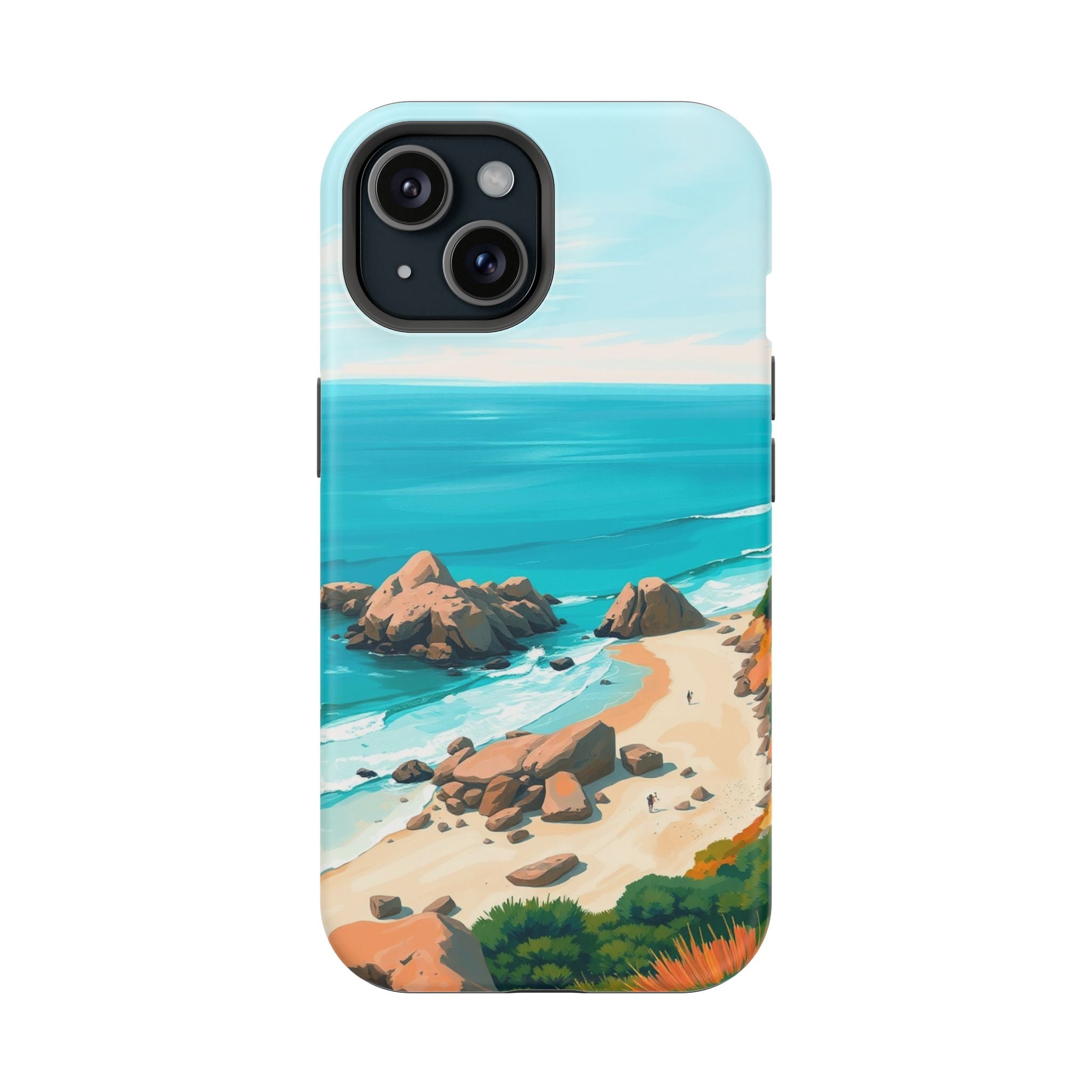 iPhone Pebble Beach Cinematic Art Bold Modern Everyday Snap Case · iPhone Case