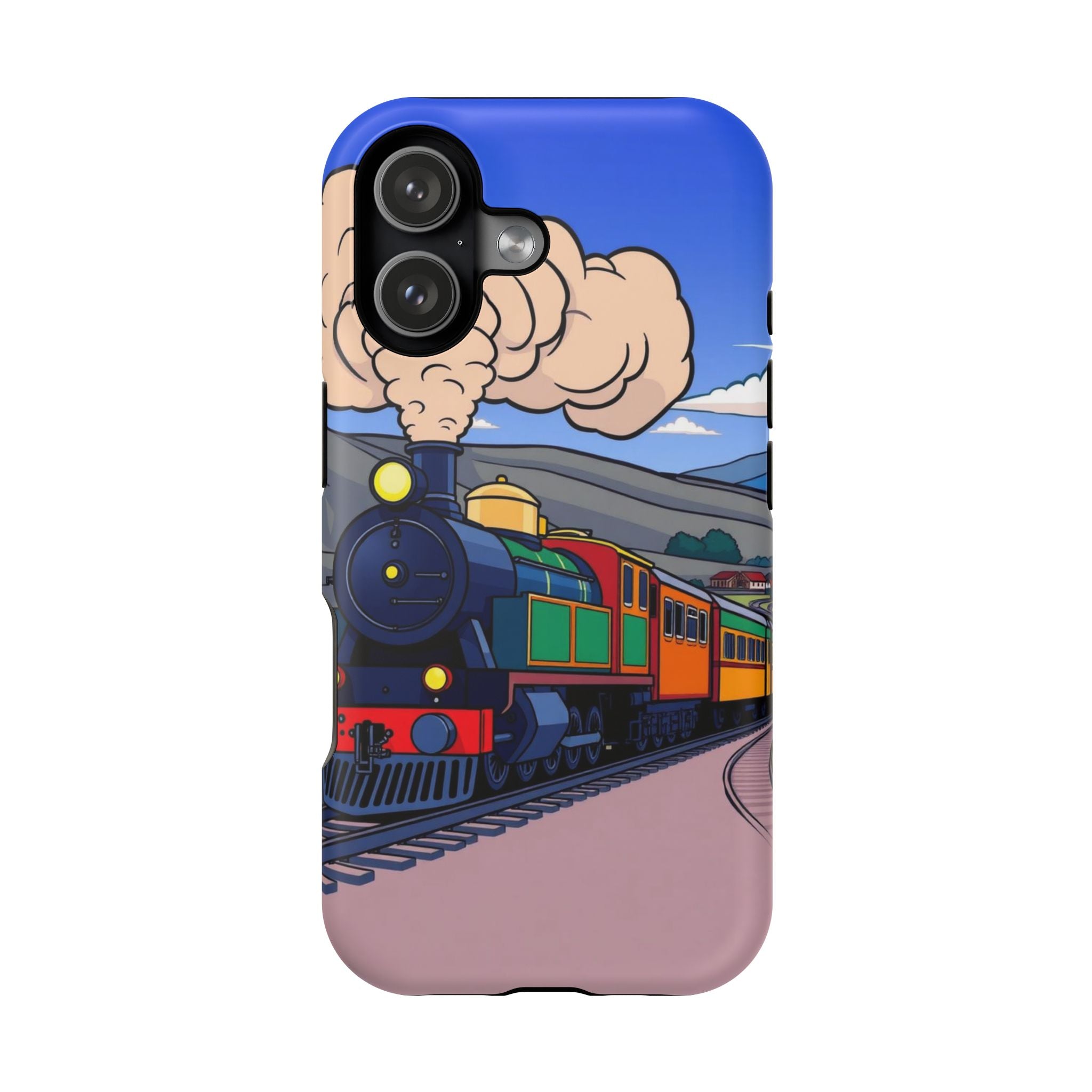 iPhone Steam Locomotive Puff Kids Fun iPhone Phone Case Gift Slim · iPhone Case