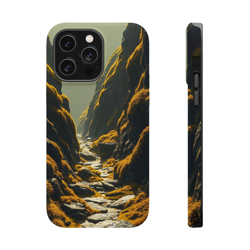 iPhone Moss Covered Rocks Enchanted Art Slim Everyday iPhone 14 · iPhone Case