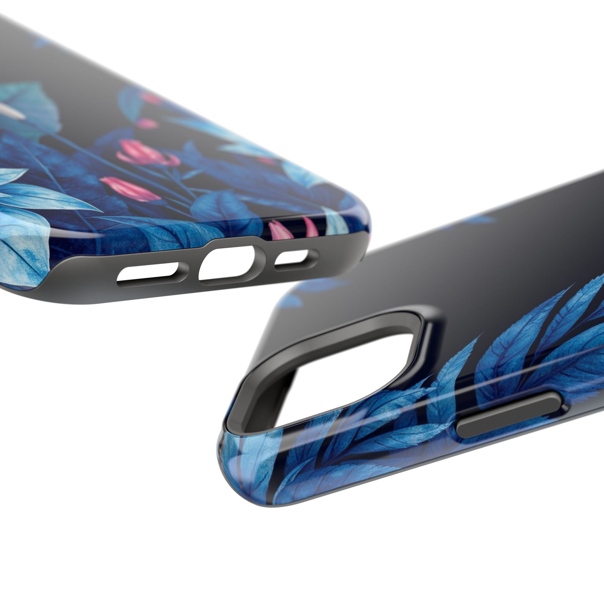 iPhone Serene Jungle Floral Design Clean Minimal Snap Cas Slim Snap Case · iPhon