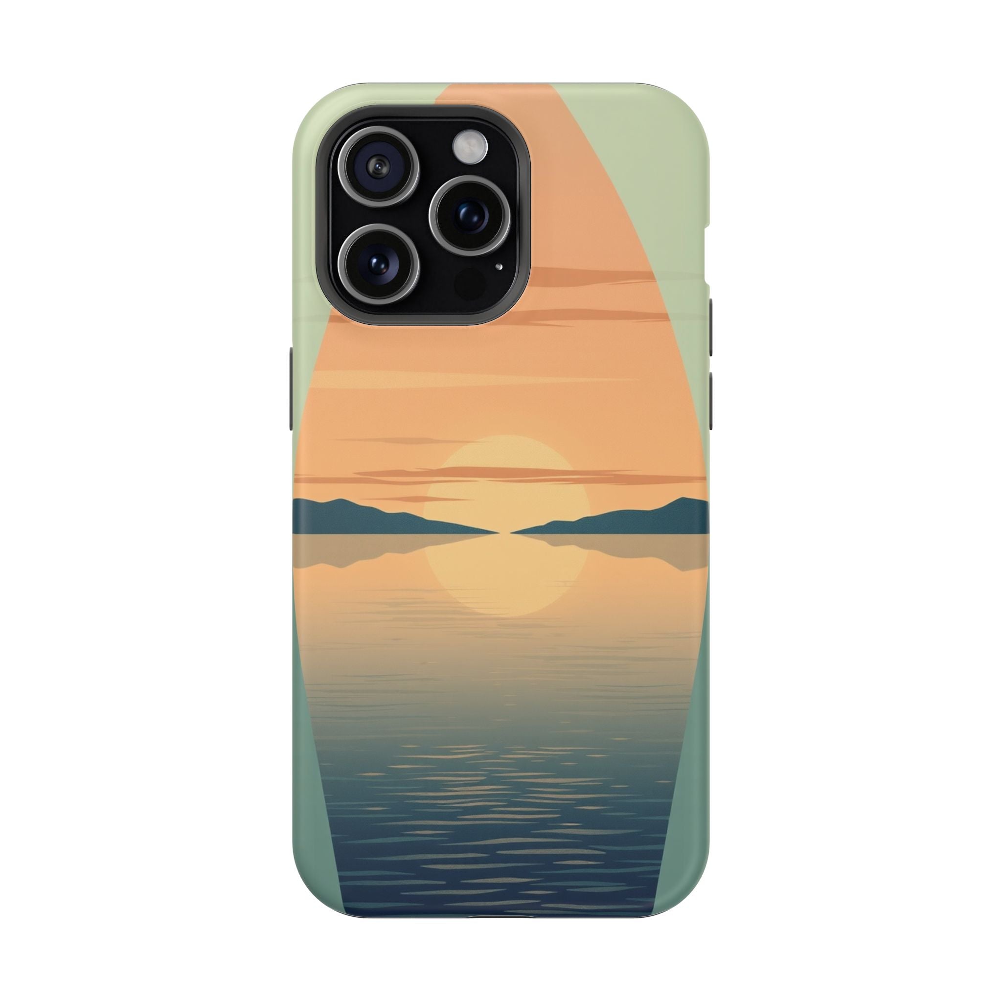 iPhone Sage And Ivory Lake at Twilight Slim Everyday Designer Case · iPhone Case