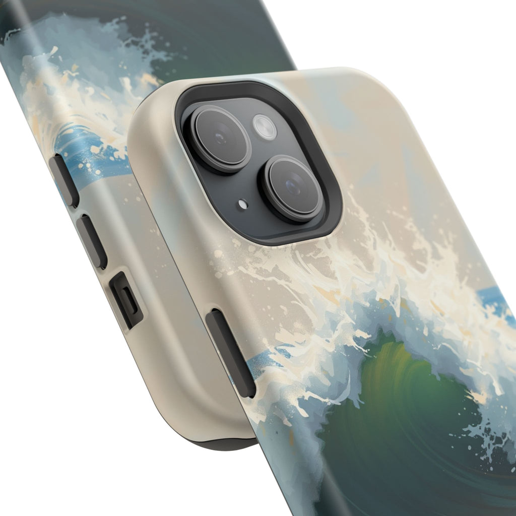 iPhone Radiant Ocean Wave Crash Design Slim Everyday Designer Case · iPhone Case