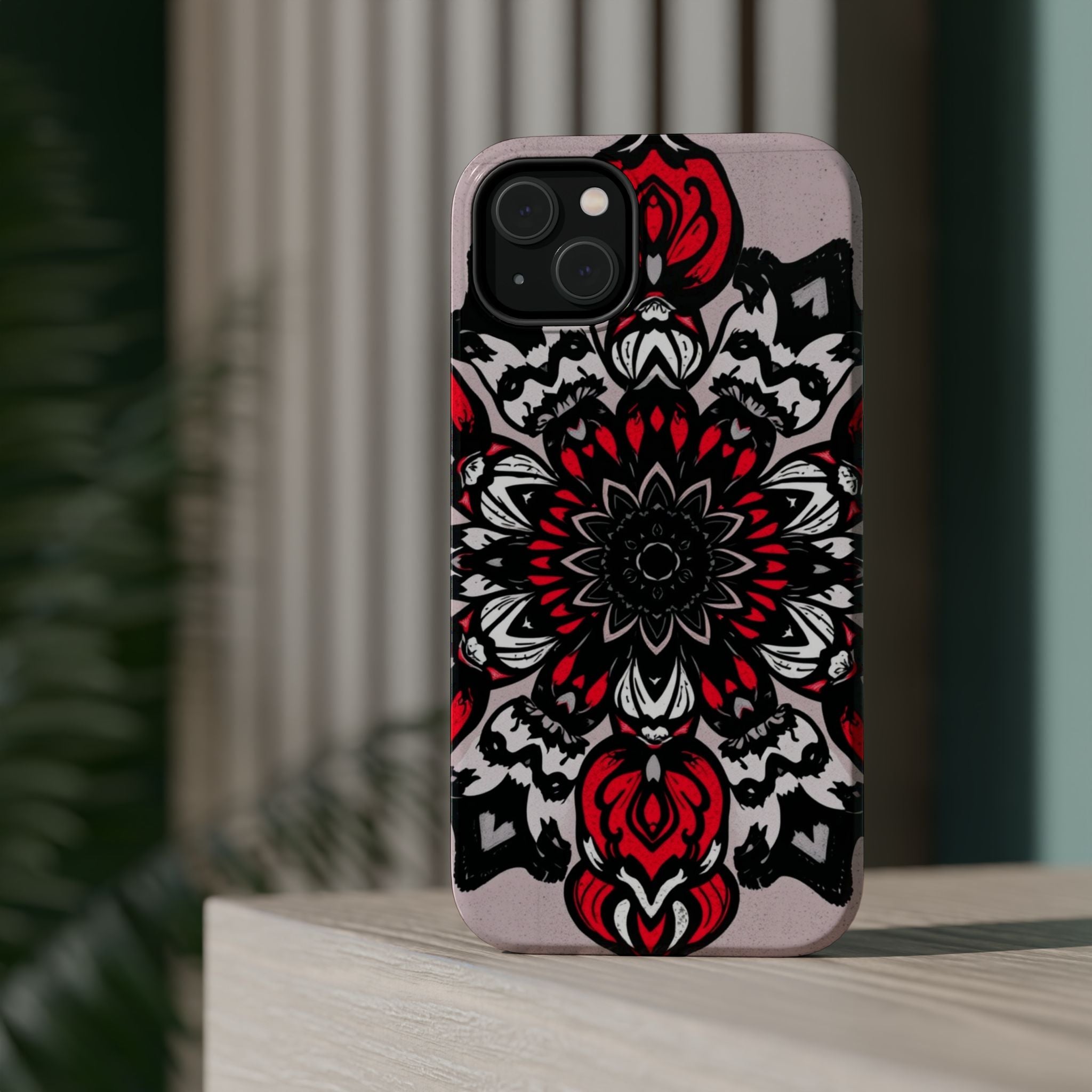 iPhone Floral Mandala Bold Art Slim Everyday Designer Case · iPhone Case